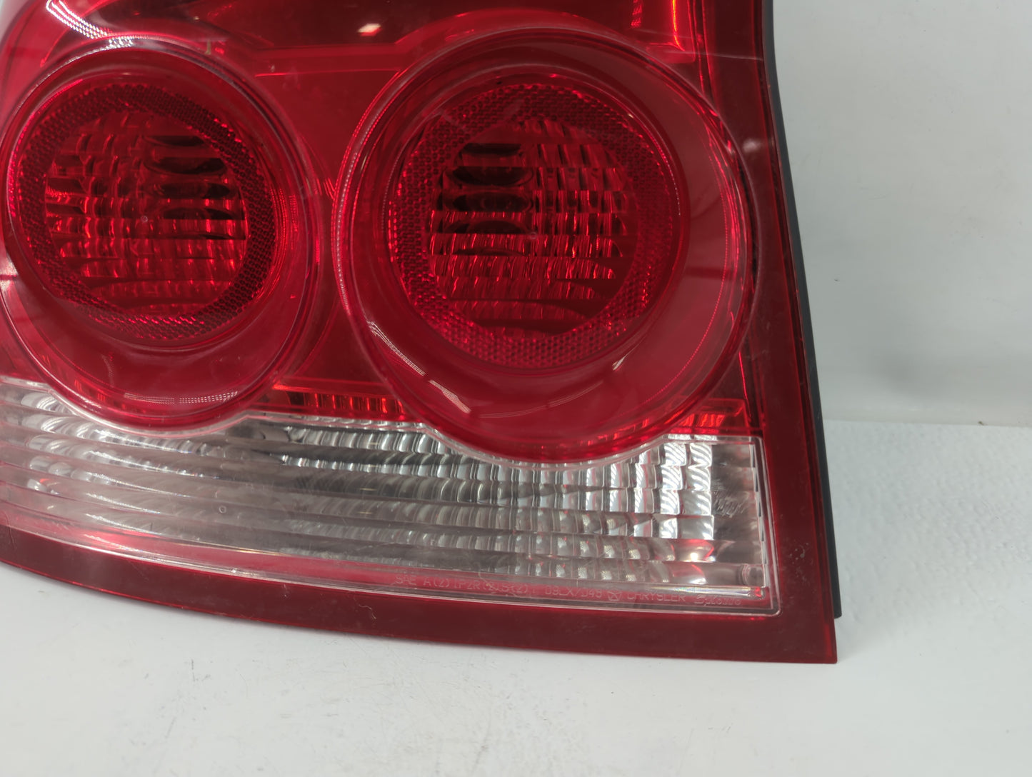 2010 Dodge Charger Tail Light Assembly Passenger Right OEM P/N:04806449AC Fits OEM Used Auto Parts - Oemusedautoparts1.com