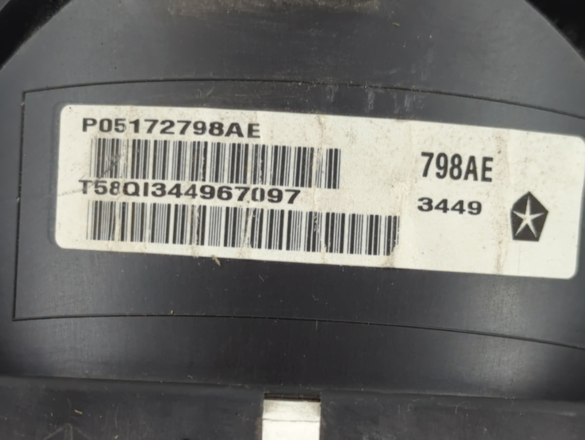 2010 Dodge Grand Caravan Instrument Cluster Speedometer Gauges P/N:P05172798AE Miles:121K Fits OEM Used Auto Parts - Oemused