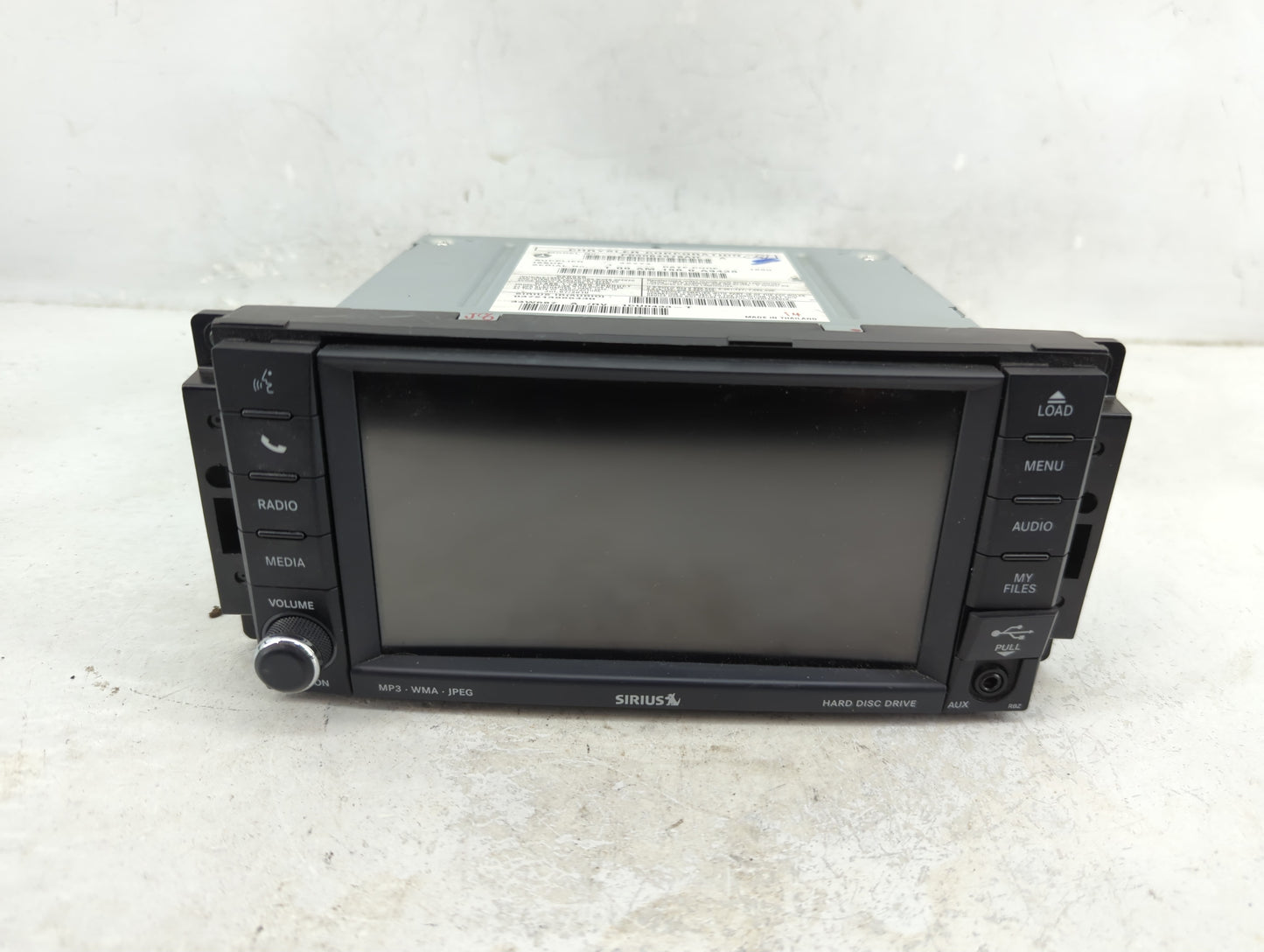 2009-2011 Dodge Grand Caravan Radio AM FM Cd Player Receiver Replacement P/N:P05064678AH Fits Fits 2008 2009 2010 2011 OEM U