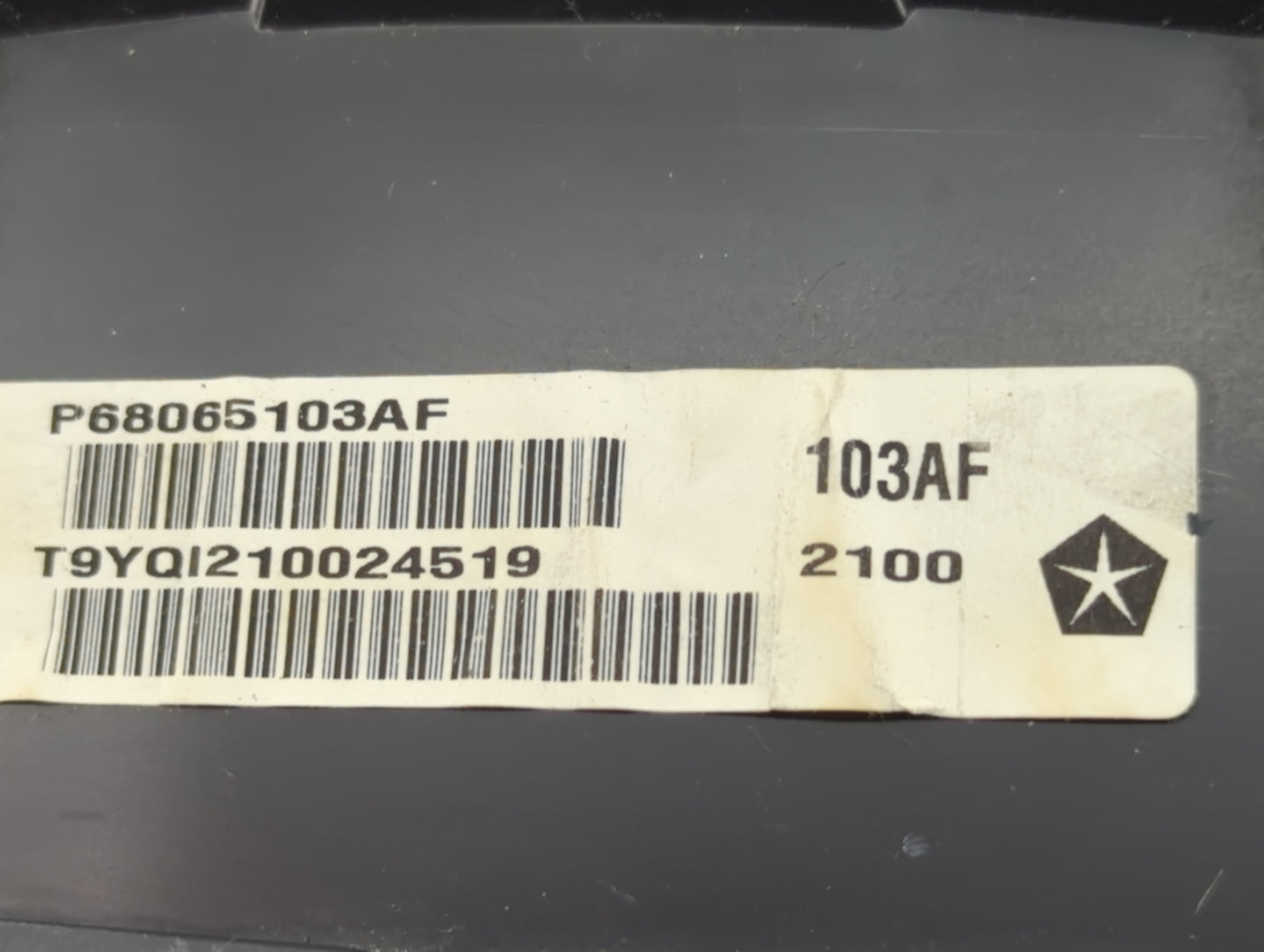 2010 Dodge Grand Caravan Instrument Cluster Speedometer Gauges Fits OEM Used Auto Parts - Oemusedautoparts1.com