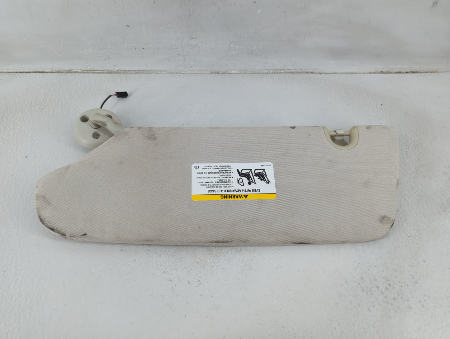 2008-2010 Dodge Grand Caravan Sun Visor Shade Replacement Passenger Right Mirror Fits Fits 2008 2009 2010 OEM Used Auto Part