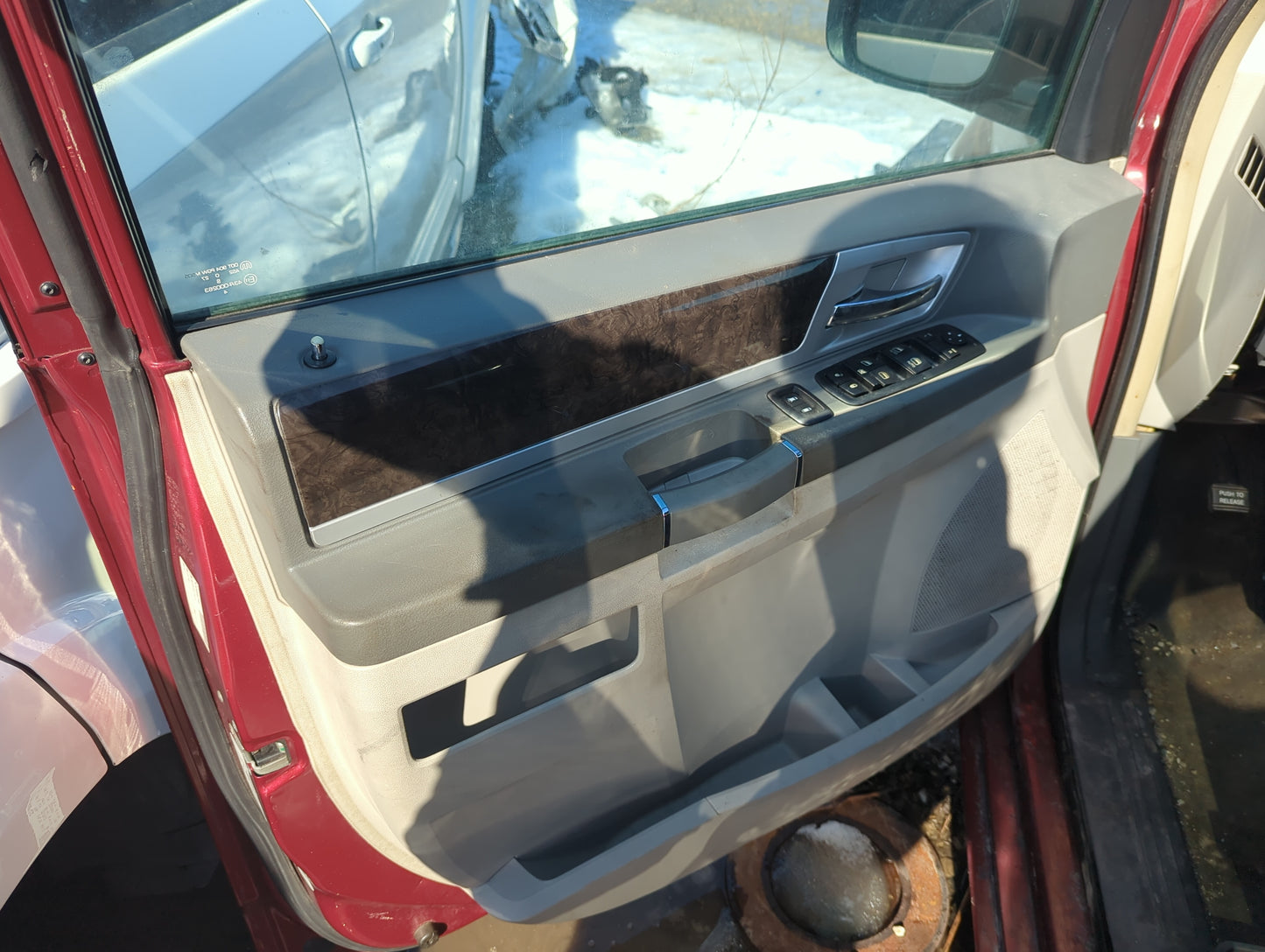 2010 Dodge Grand Caravan Front Left Driver Interior Door Panel Trim 1268260 - Oemusedautoparts1.com