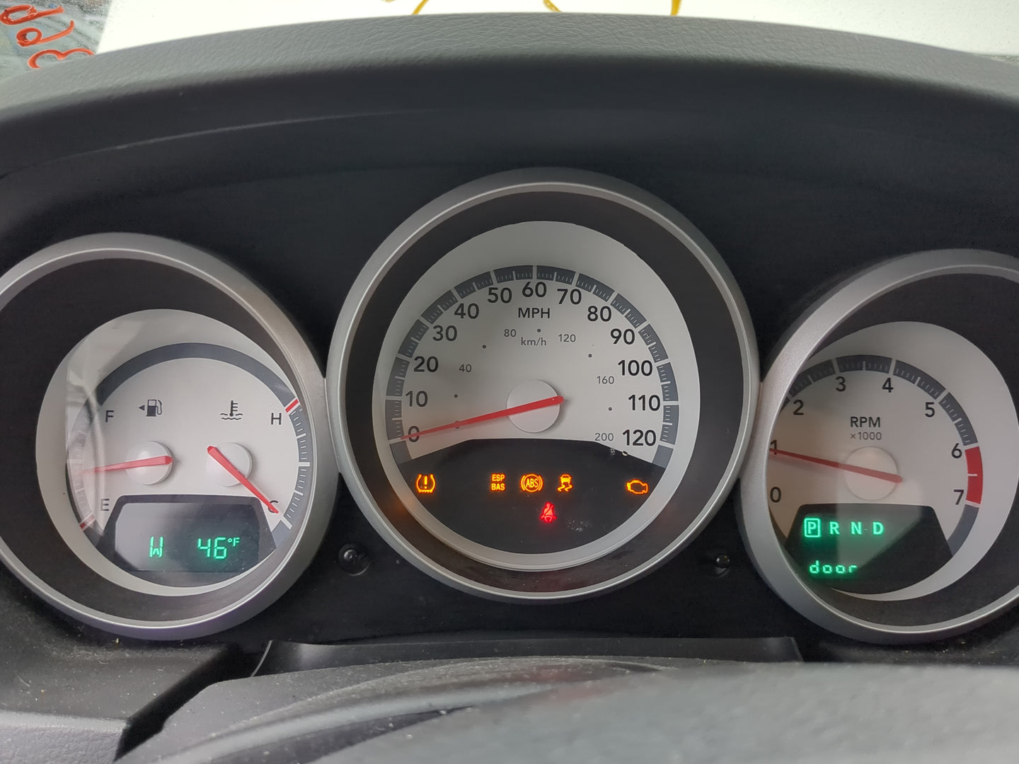 2010 Dodge Grand Caravan Instrument Cluster Speedometer Gauges Fits OEM Used Auto Parts - Oemusedautoparts1.com