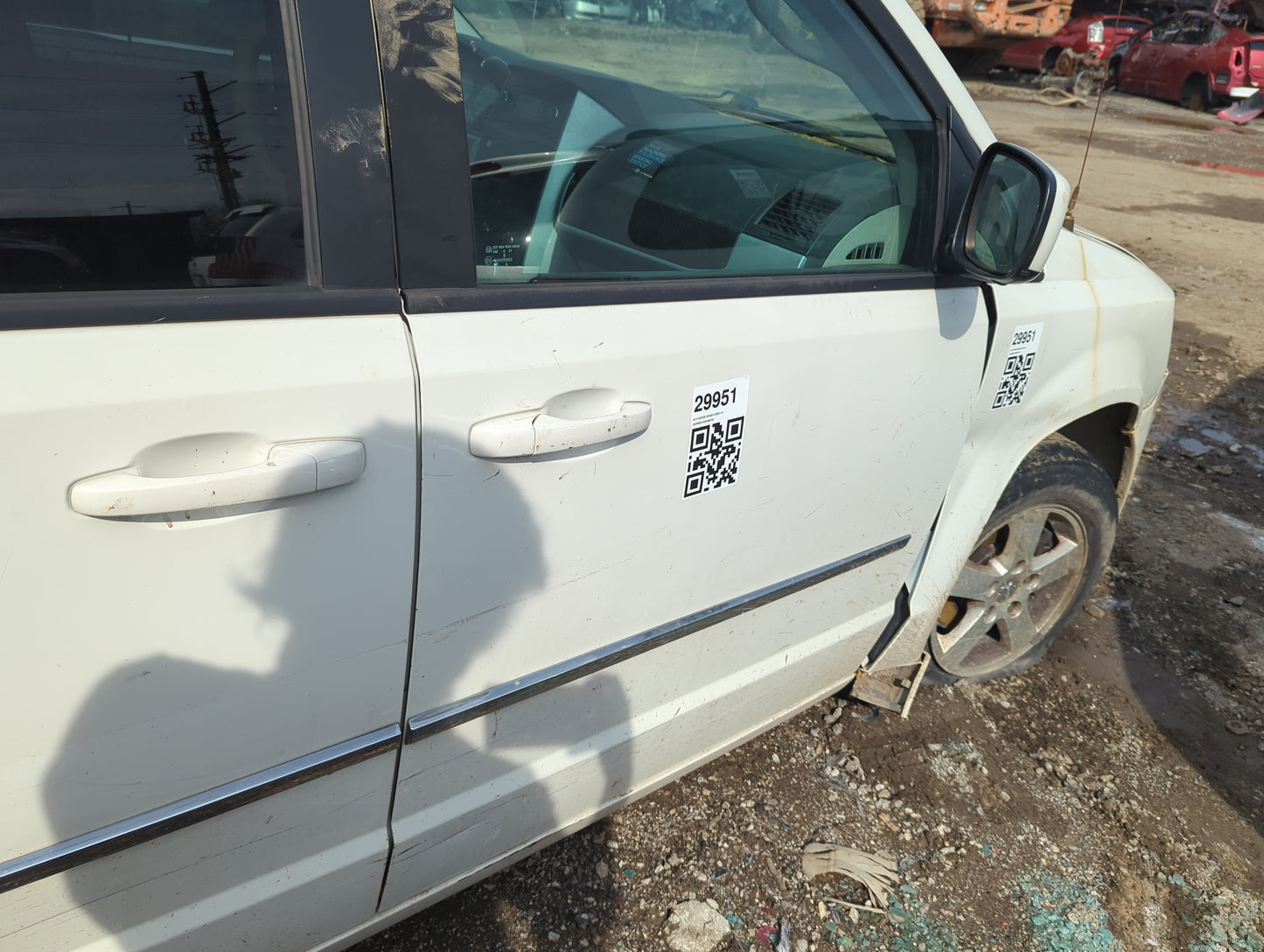 2008-2020 Dodge Grand Caravan Passenger Front Door Oem 5011792 - Oemusedautoparts1.com