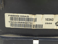 2010 Dodge Grand Caravan Instrument Cluster Speedometer Gauges P/N:P68065103AD Miles:167K Fits OEM Used Auto Parts - Oemused