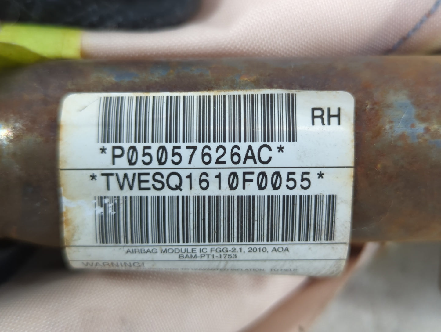 2013-2020 Dodge Grand Caravan Passenger Curtain Air Bag Oem - Oemusedautoparts1.com