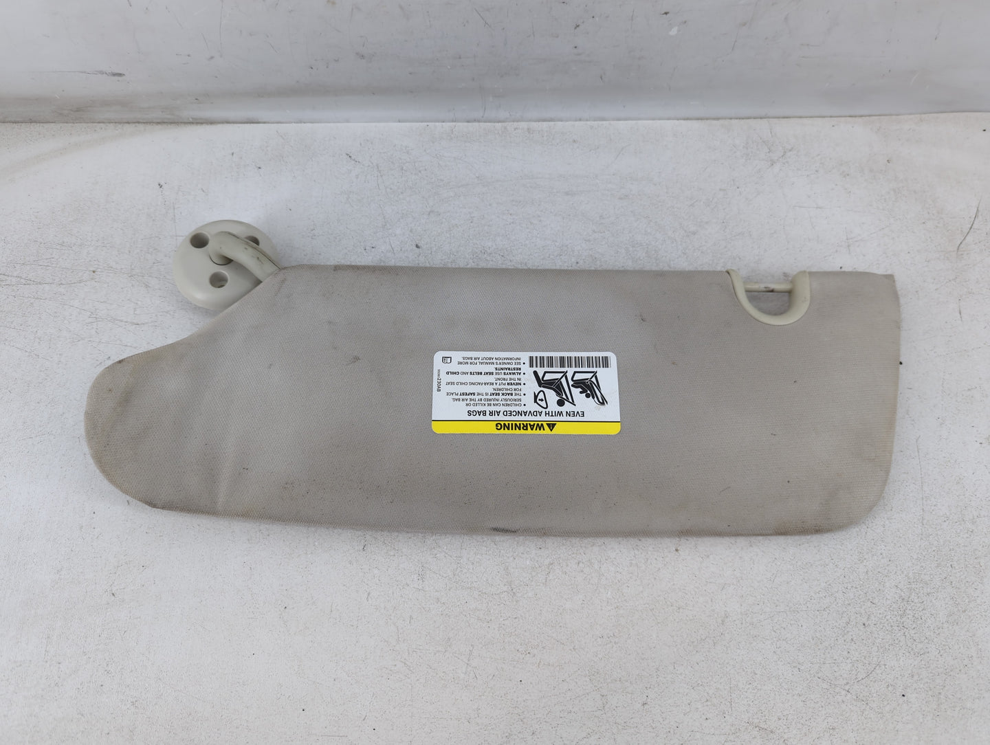 2008-2010 Dodge Grand Caravan Sun Visor Shade Replacement Passenger Right Mirror Fits Fits 2008 2009 2010 OEM Used Auto Part
