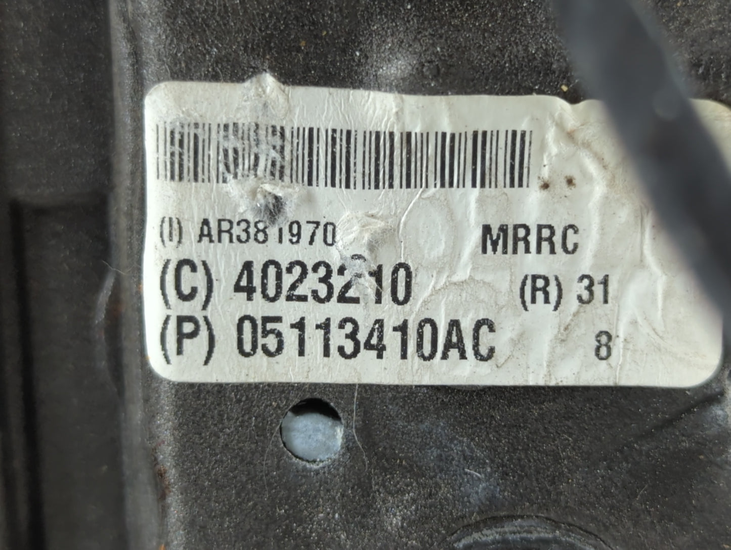 2008 Dodge Grand Caravan Passenger Right Side View Manual Door Mirror - Oemusedautoparts1.com