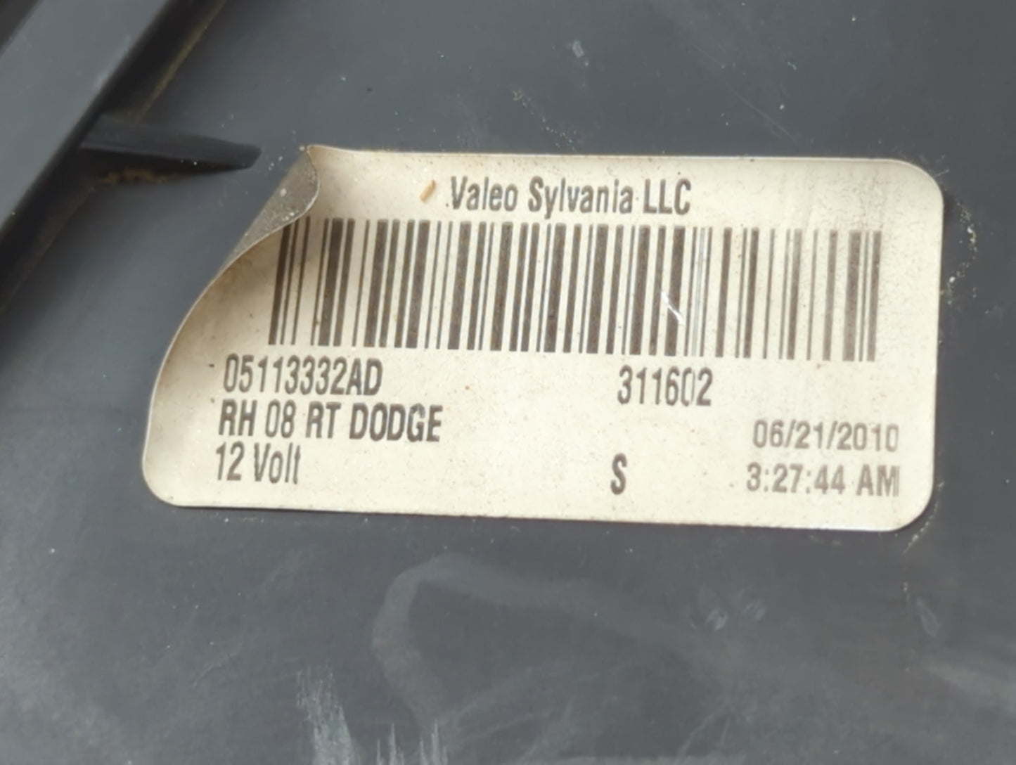 2008 Dodge Grand Caravan Passenger Right Oem Head Light Headlight Lamp - Oemusedautoparts1.com