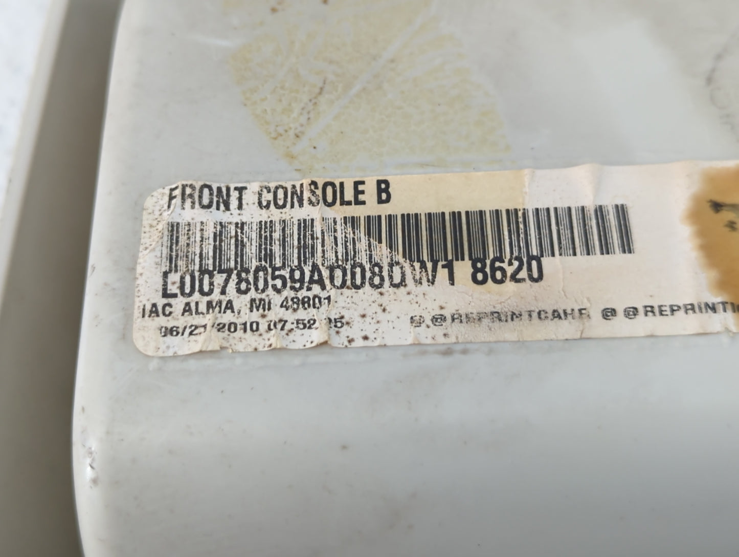 2008-2010 Dodge Grand Caravan Overhead Roof Console Interior Dome Light - Oemusedautoparts1.com