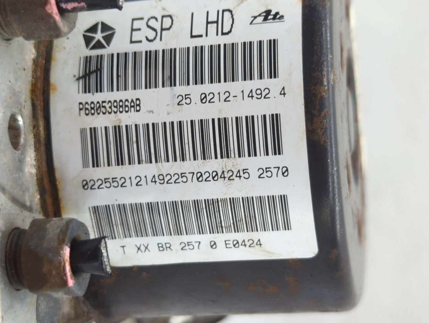 2010 Dodge Journey ABS Pump Control Module Replacement Fits OEM Used Auto Parts - Oemusedautoparts1.com