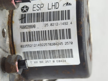 2010 Dodge Journey ABS Pump Control Module Replacement Fits OEM Used Auto Parts - Oemusedautoparts1.com