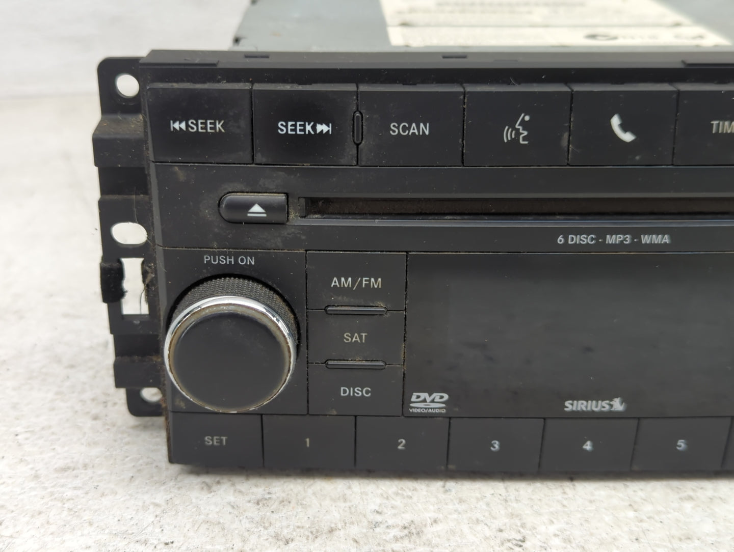 2010 Dodge Journey Radio AM FM Cd Player Receiver Replacement P/N:05064948AC Fits Fits 2009 2011 2012 2013 2014 OEM Used Aut