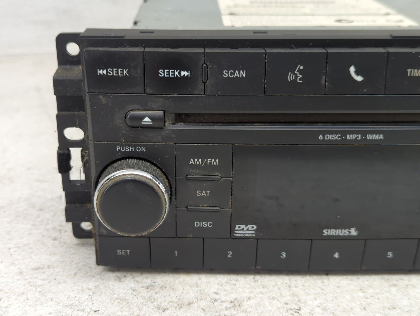 2010 Dodge Journey Radio AM FM Cd Player Receiver Replacement P/N:05064948AC Fits Fits 2009 2011 2012 2013 2014 OEM Used Aut