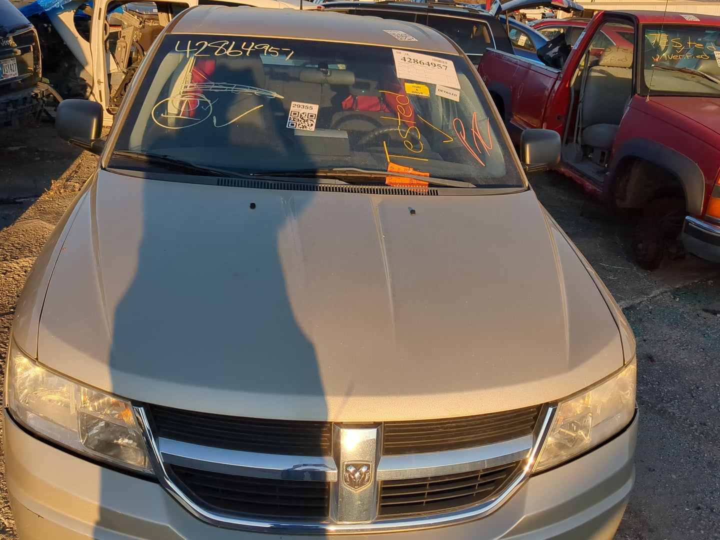 2010 Dodge Journey Hood Oem 1231912 - Oemusedautoparts1.com