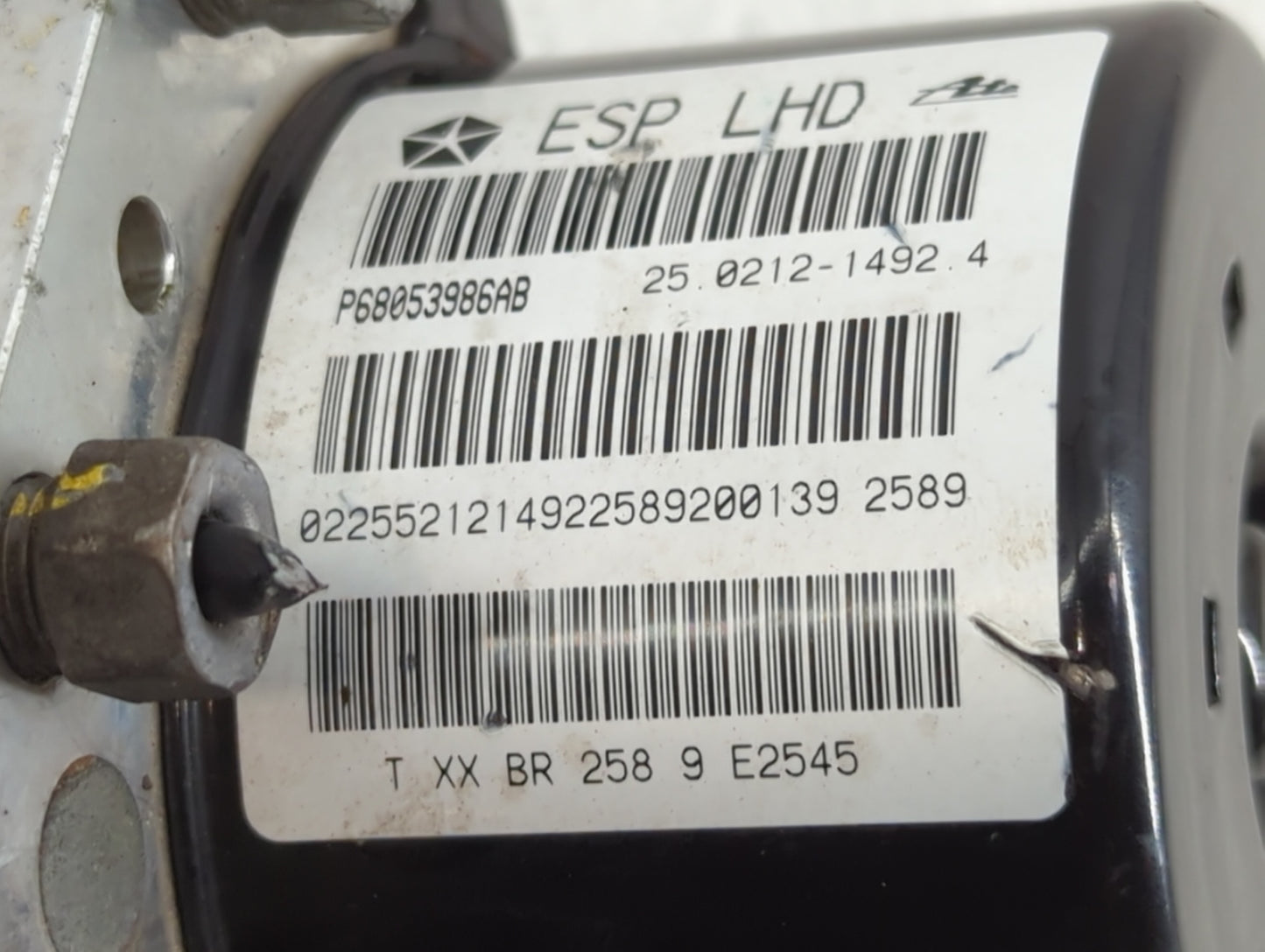 2010 Dodge Journey ABS Pump Control Module Replacement P/N:P68053986AB Fits OEM Used Auto Parts - Oemusedautoparts1.com