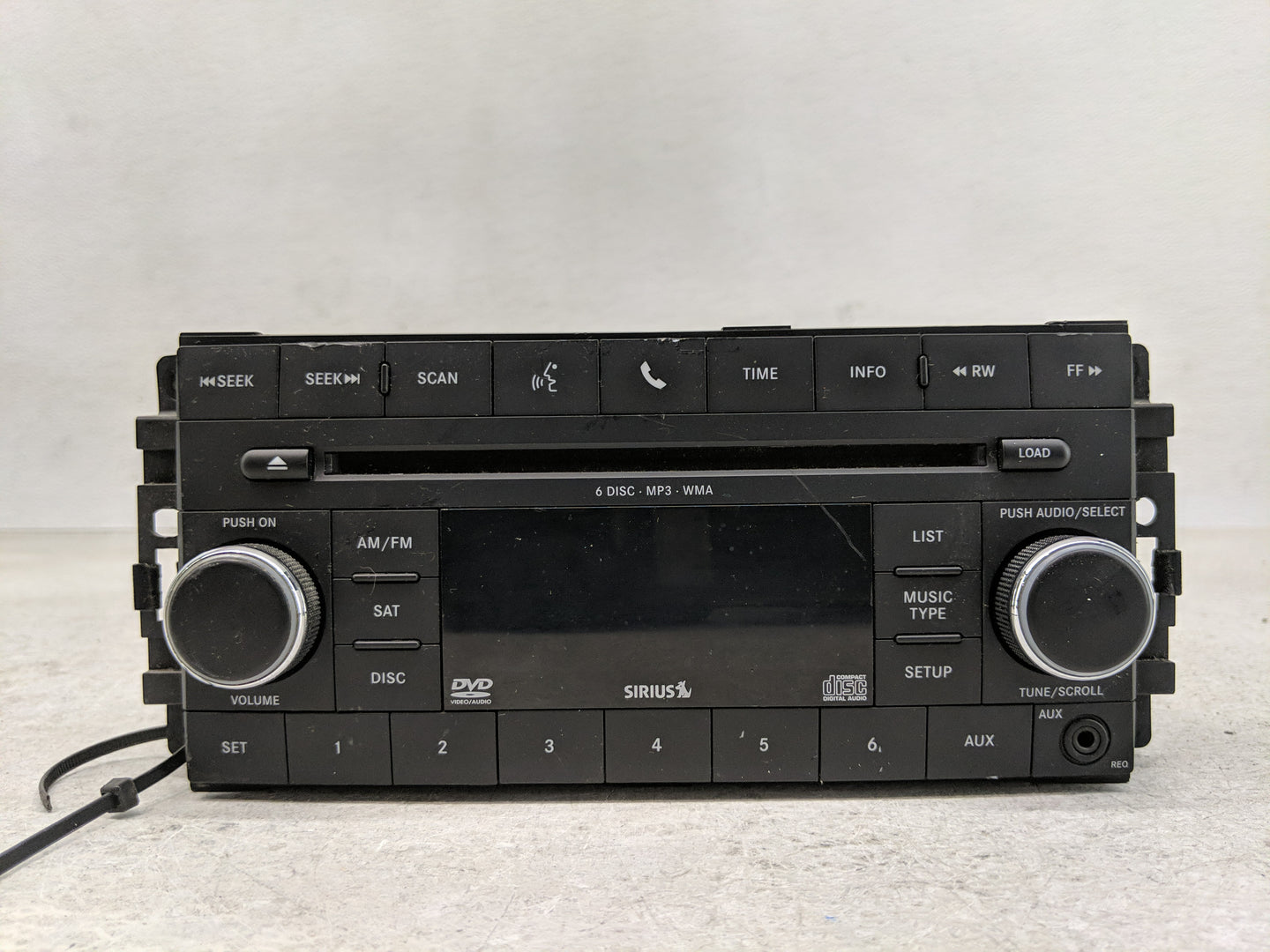 2009-2010 Dodge Journey Radio AM FM Cd Player Receiver Replacement P/N:05064920AE Fits Fits 2008 2009 2010 OEM Used Auto Par
