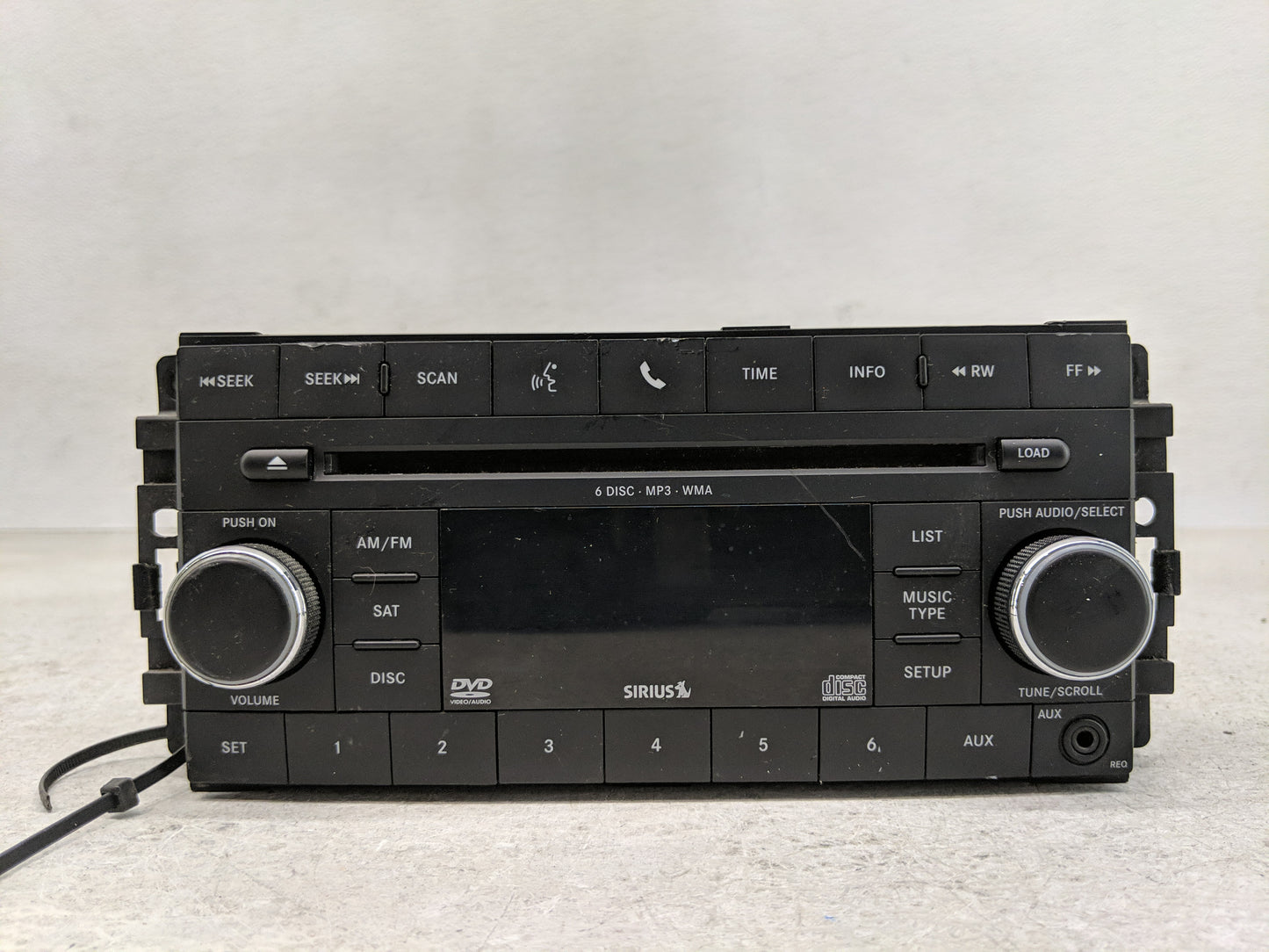 2009-2010 Dodge Journey Radio AM FM Cd Player Receiver Replacement P/N:05064920AE Fits Fits 2008 2009 2010 OEM Used Auto Par