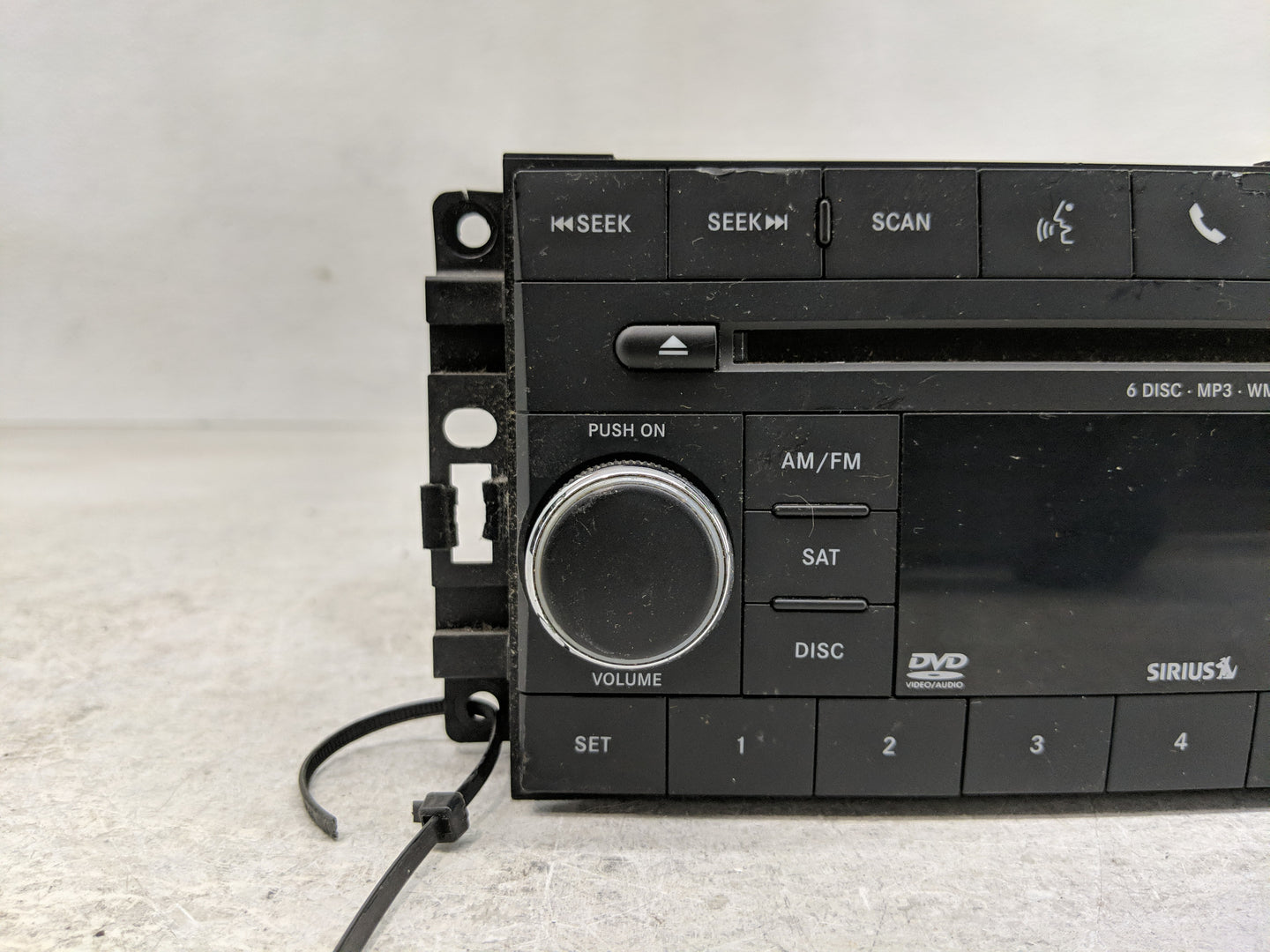2009-2010 Dodge Journey Radio AM FM Cd Player Receiver Replacement P/N:05064920AE Fits Fits 2008 2009 2010 OEM Used Auto Par