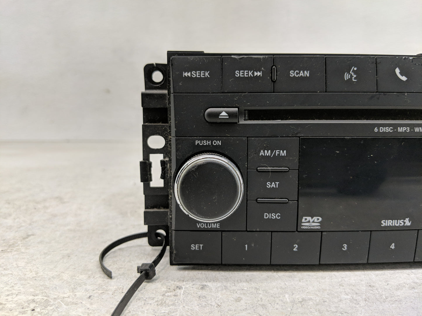 2009-2010 Dodge Journey Radio AM FM Cd Player Receiver Replacement P/N:05064920AE Fits Fits 2008 2009 2010 OEM Used Auto Par