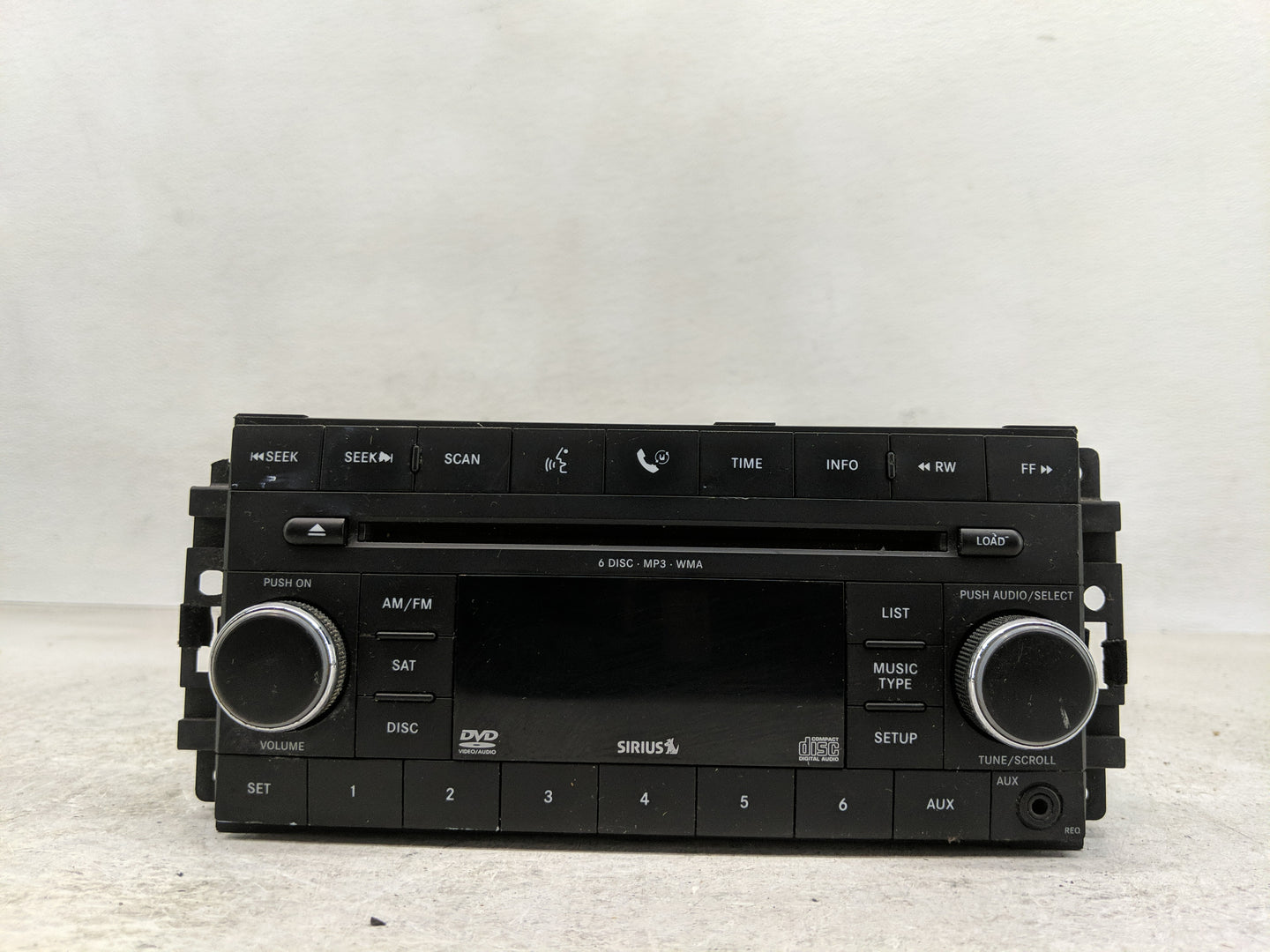 2009-2010 Dodge Journey Radio AM FM Cd Player Receiver Replacement P/N:05064948AC 05064920AE Fits Fits 2008 2009 2010 OEM Us