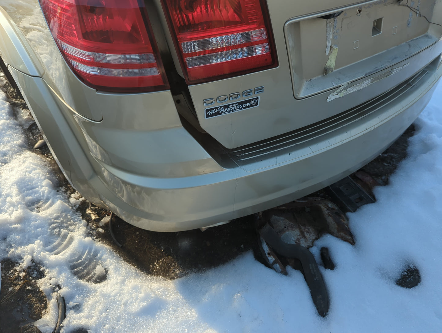2017-2020 Dodge Journey Rear Bumper Assembly Oem 1263180 - Oemusedautoparts1.com