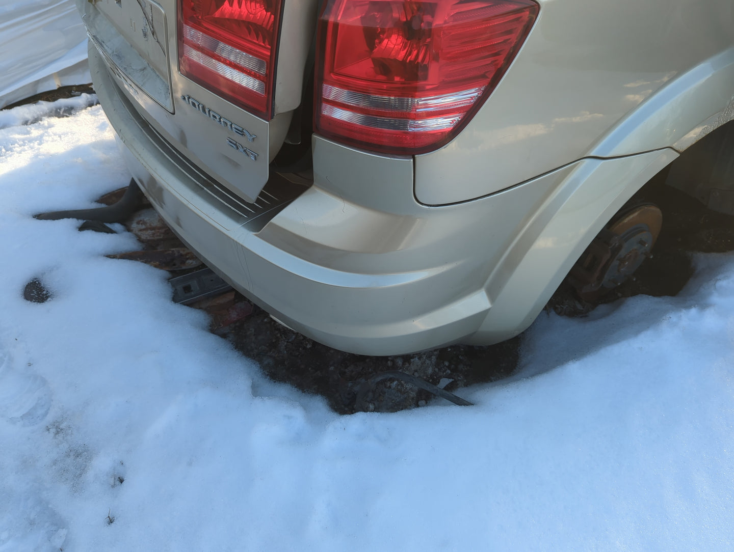 2017-2020 Dodge Journey Rear Bumper Assembly Oem 1263180 - Oemusedautoparts1.com