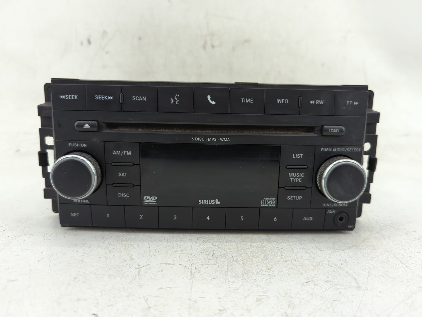 2010 Dodge Journey Radio AM FM Cd Player Receiver Replacement P/N:05064948AC Fits Fits 2009 2011 2012 2013 2014 OEM Used Aut