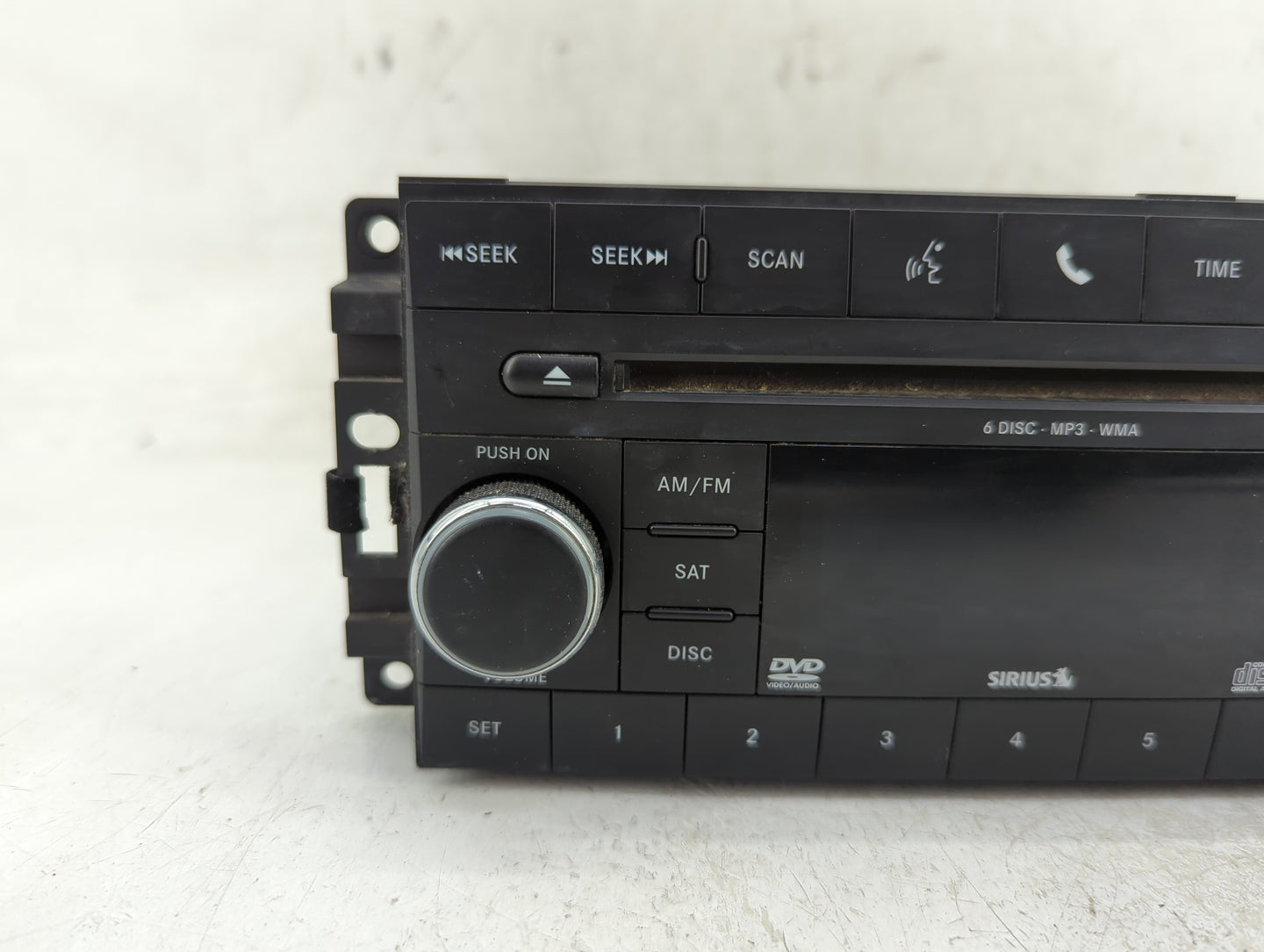 2010 Dodge Journey Radio AM FM Cd Player Receiver Replacement P/N:05064948AC Fits Fits 2009 2011 2012 2013 2014 OEM Used Aut