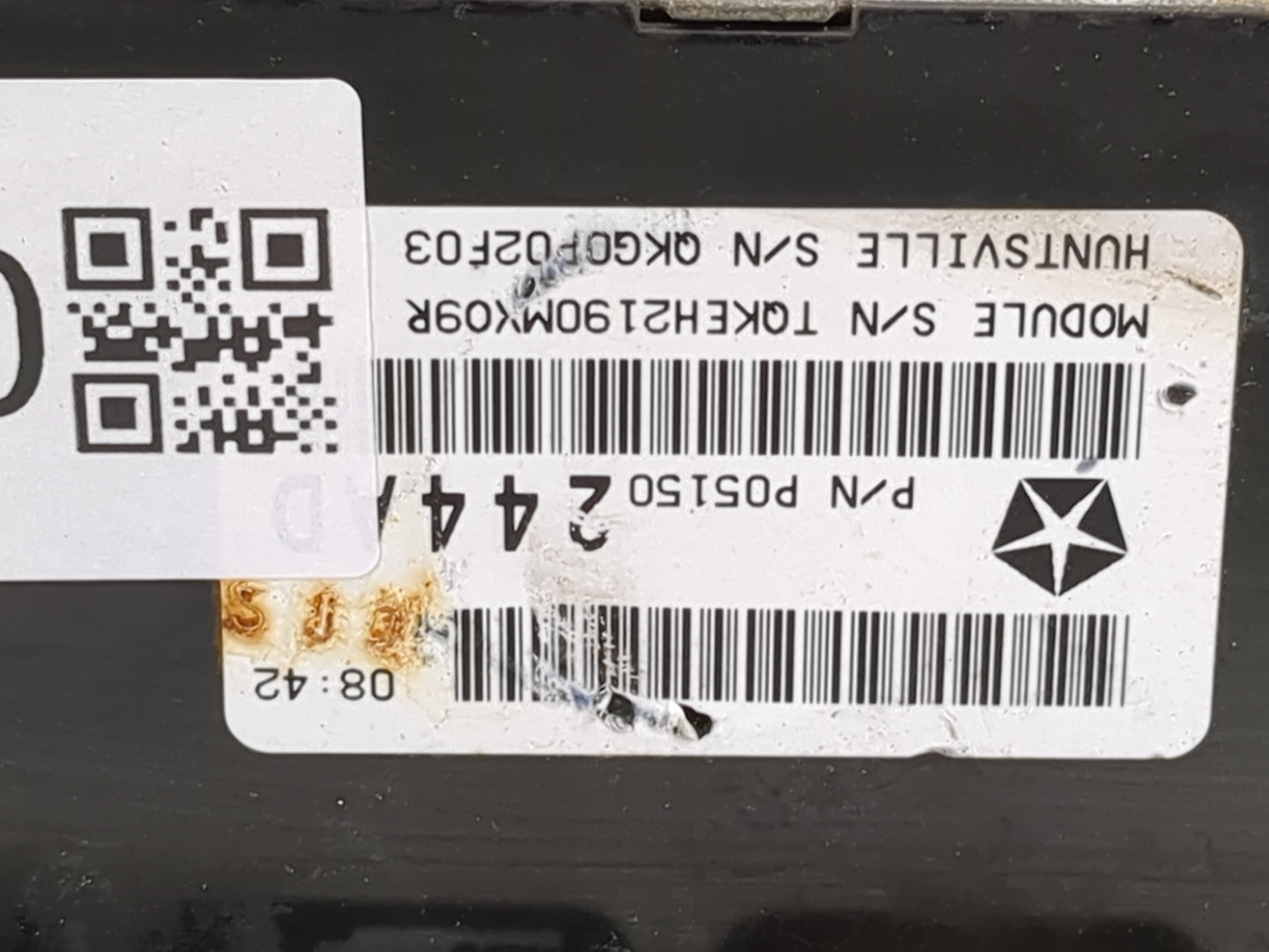 2009-2010 Dodge Journey PCM Engine Control Computer ECU ECM PCU OEM P/N:P05150244AD 05150244AD Fits Fits 2009 2010 OEM Used 