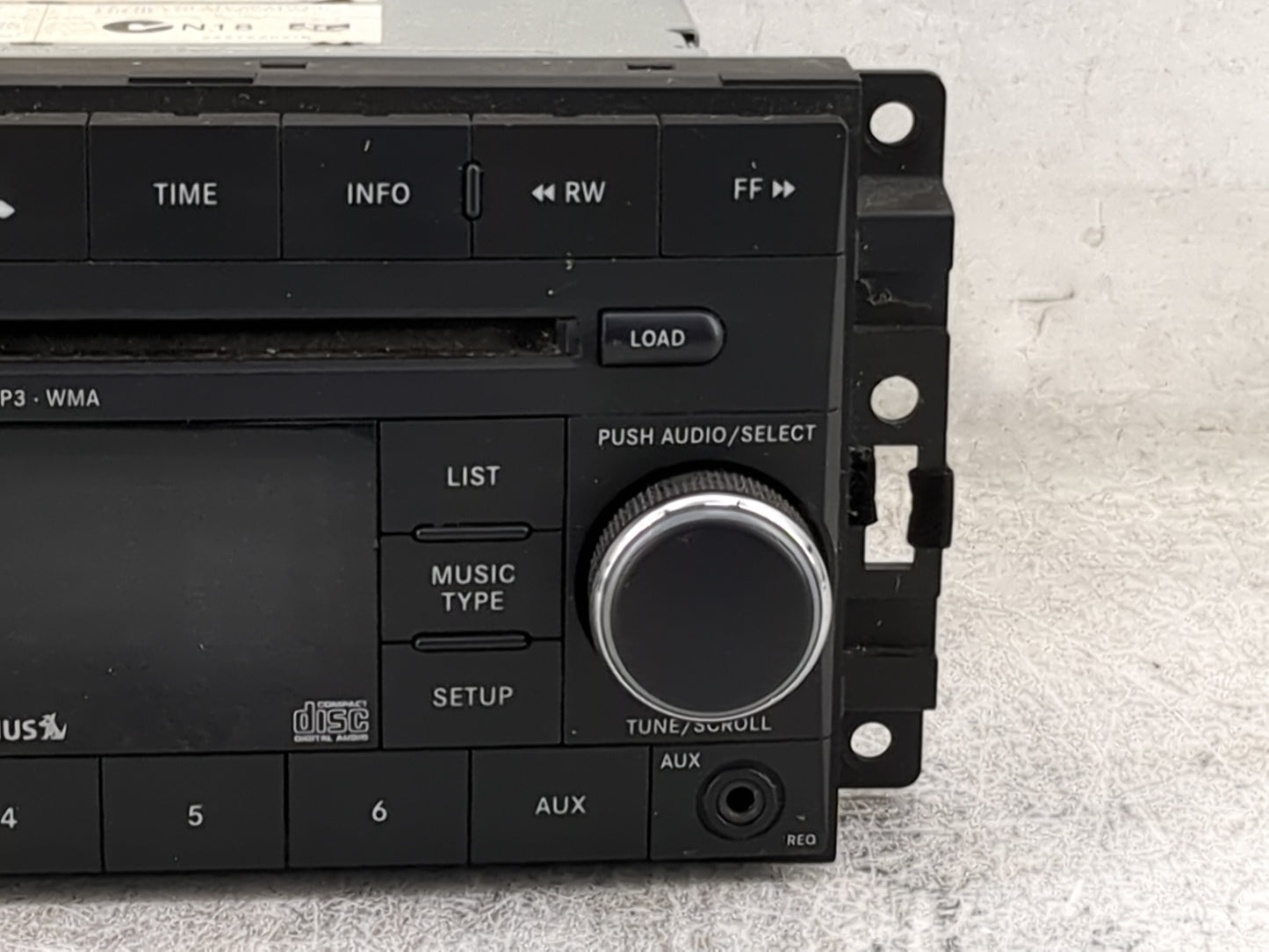 2009-2010 Dodge Journey Radio AM FM Cd Player Receiver Replacement P/N:05064948AC TT1AA2450U9309 Fits Fits 2008 2009 2010 OE