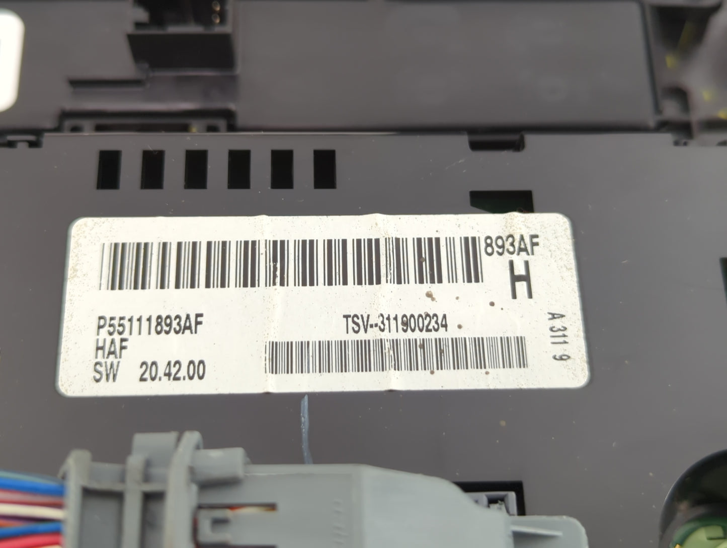 2010 Dodge Journey Climate Control Module Temperature AC/Heater Replacement P/N:P55111893AF Fits OEM Used Auto Parts - Oemus