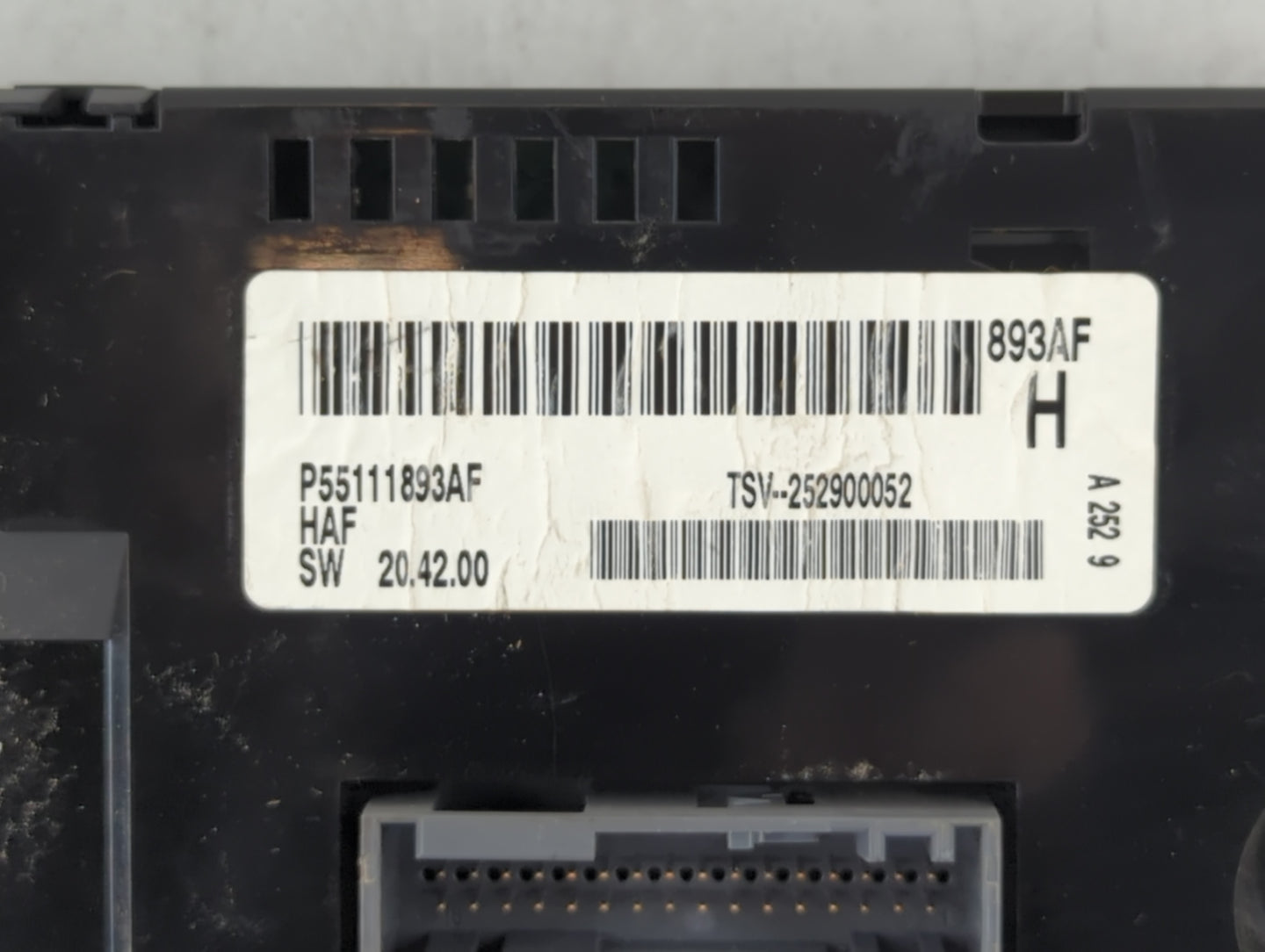 2010 Dodge Journey Climate Control Module Temperature AC/Heater Replacement P/N:P55111893AF Fits OEM Used Auto Parts - Oemus