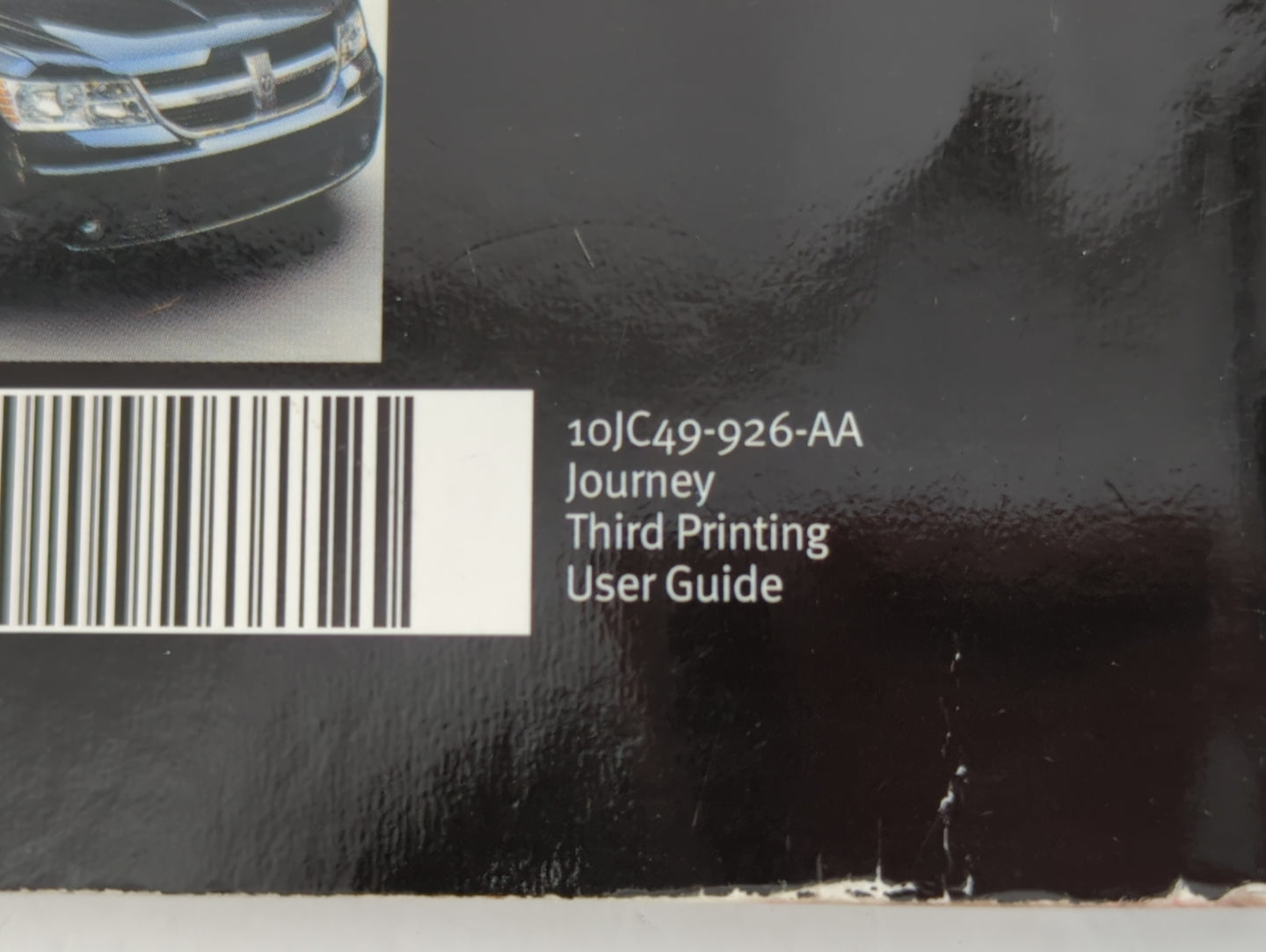 2010 Dodge Journey Owners Manual Book Guide P/N:10JC49-926-AA OEM Used Auto Parts - Oemusedautoparts1.com