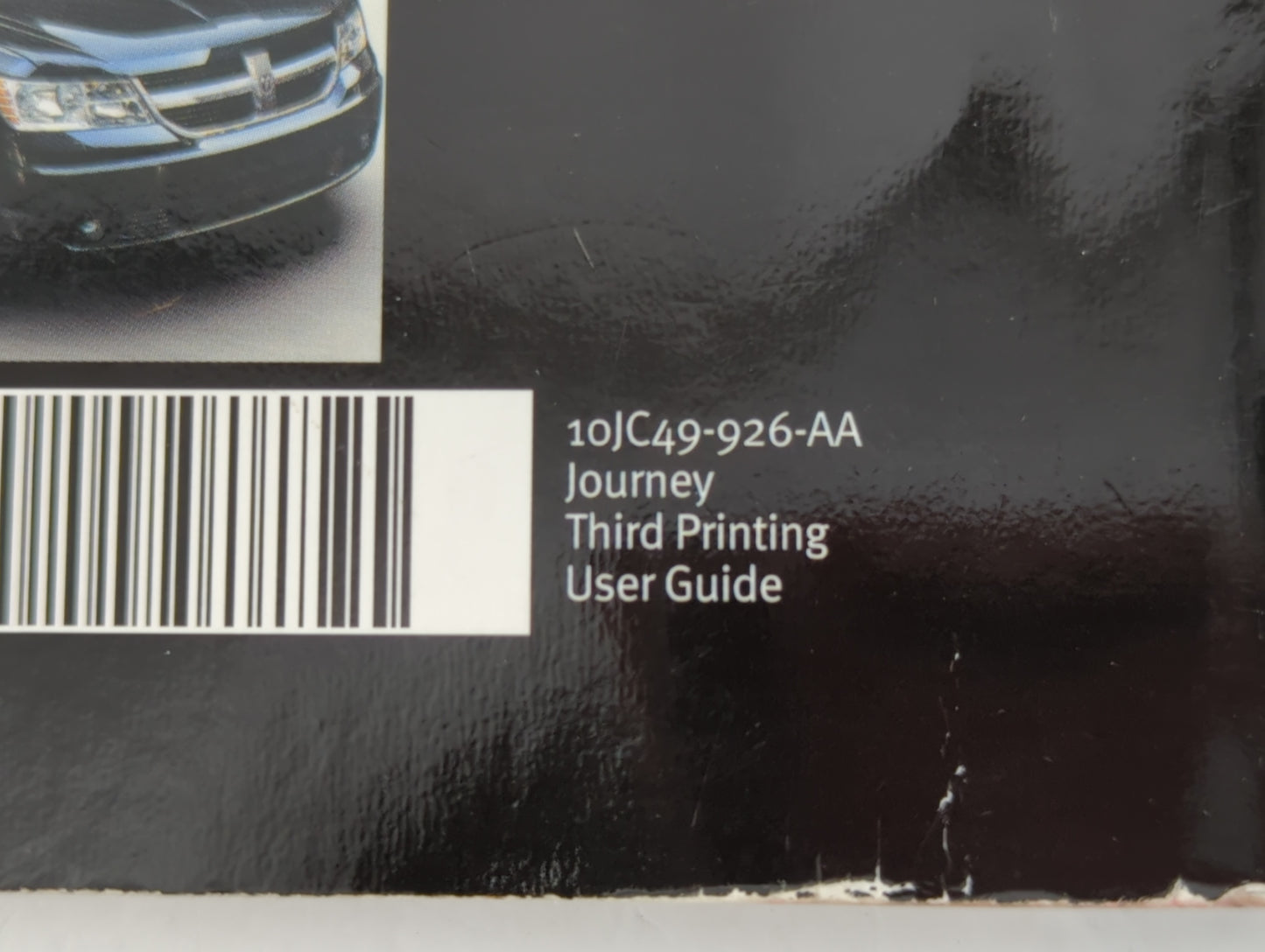2010 Dodge Journey Owners Manual Book Guide P/N:10JC49-926-AA OEM Used Auto Parts - Oemusedautoparts1.com
