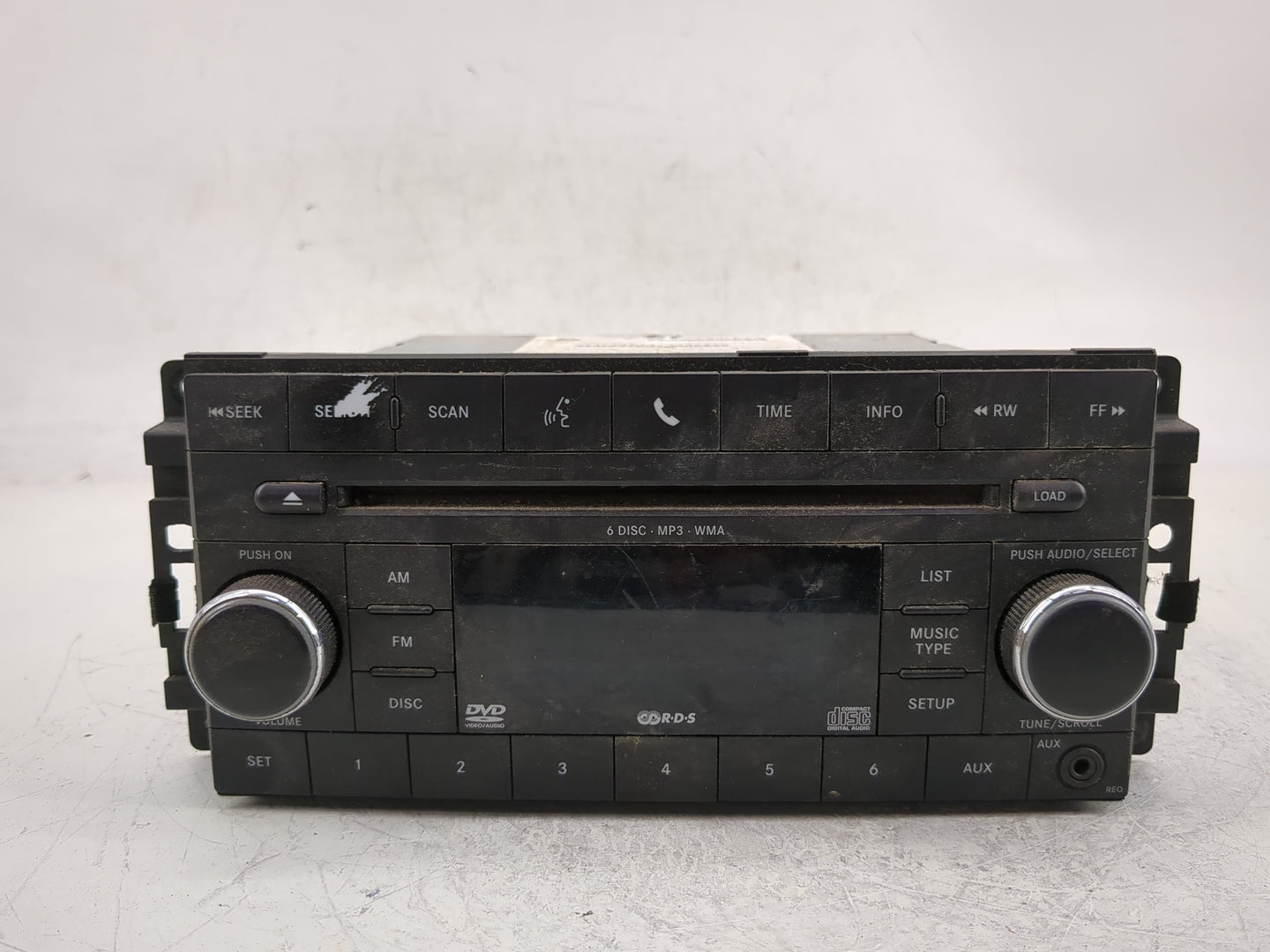 2009-2010 Dodge Journey Radio AM FM Cd Player Receiver Replacement Fits Fits 2008 2009 2010 OEM Used Auto Parts - Oemusedaut