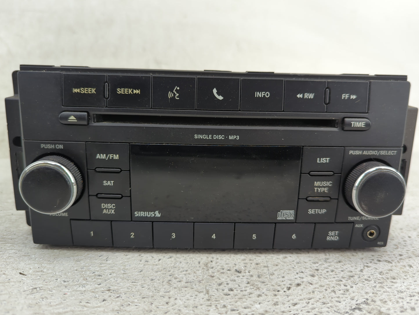 2008-2011 Dodge Nitro Radio AM FM Cd Player Receiver Replacement P/N:P05064931AH Fits Fits 2008 2009 2010 2011 OEM Used Auto