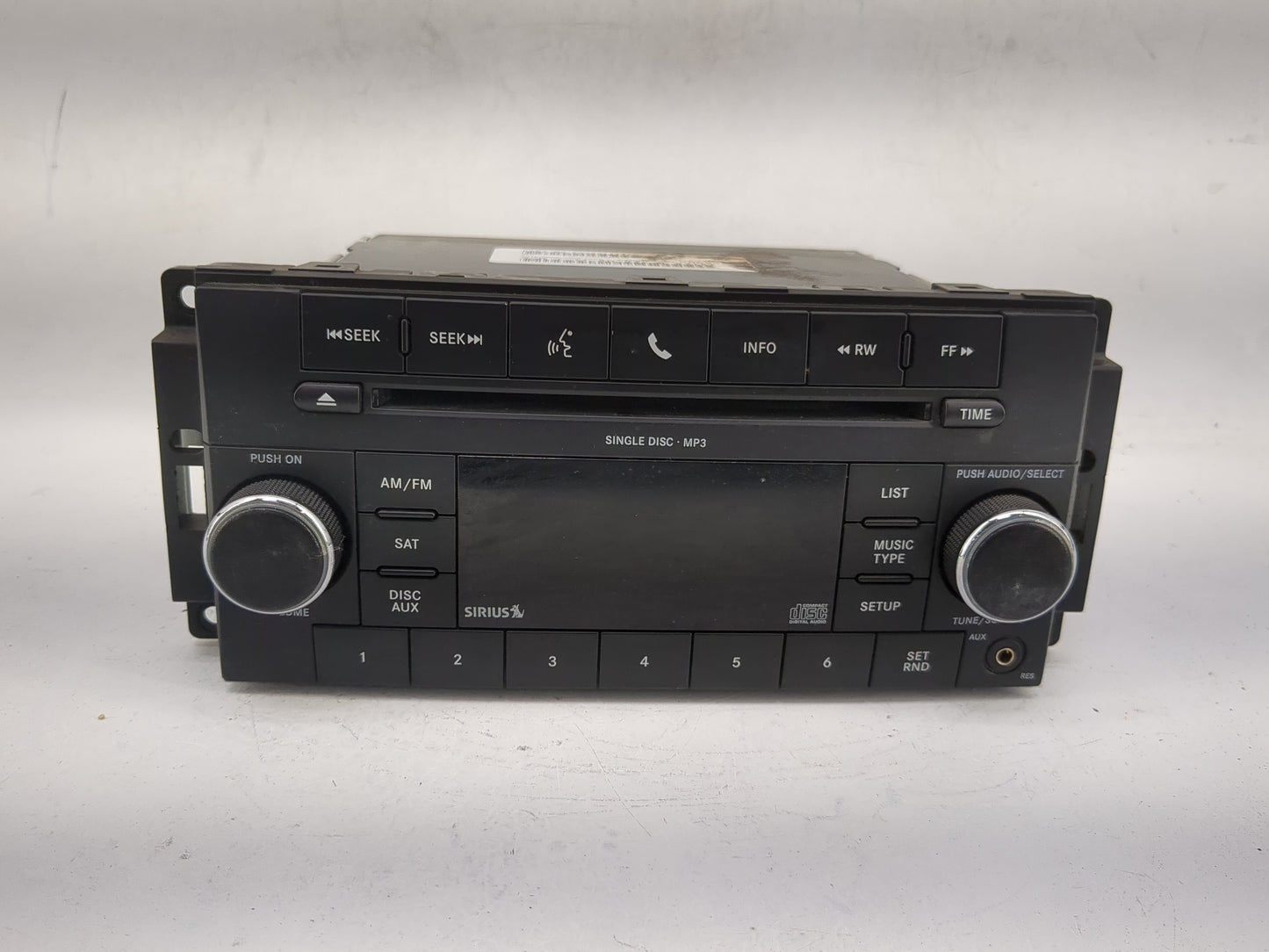 2008-2011 Dodge Nitro Radio AM FM Cd Player Receiver Replacement P/N:P05091117AC Fits Fits 2008 2009 2010 2011 OEM Used Auto