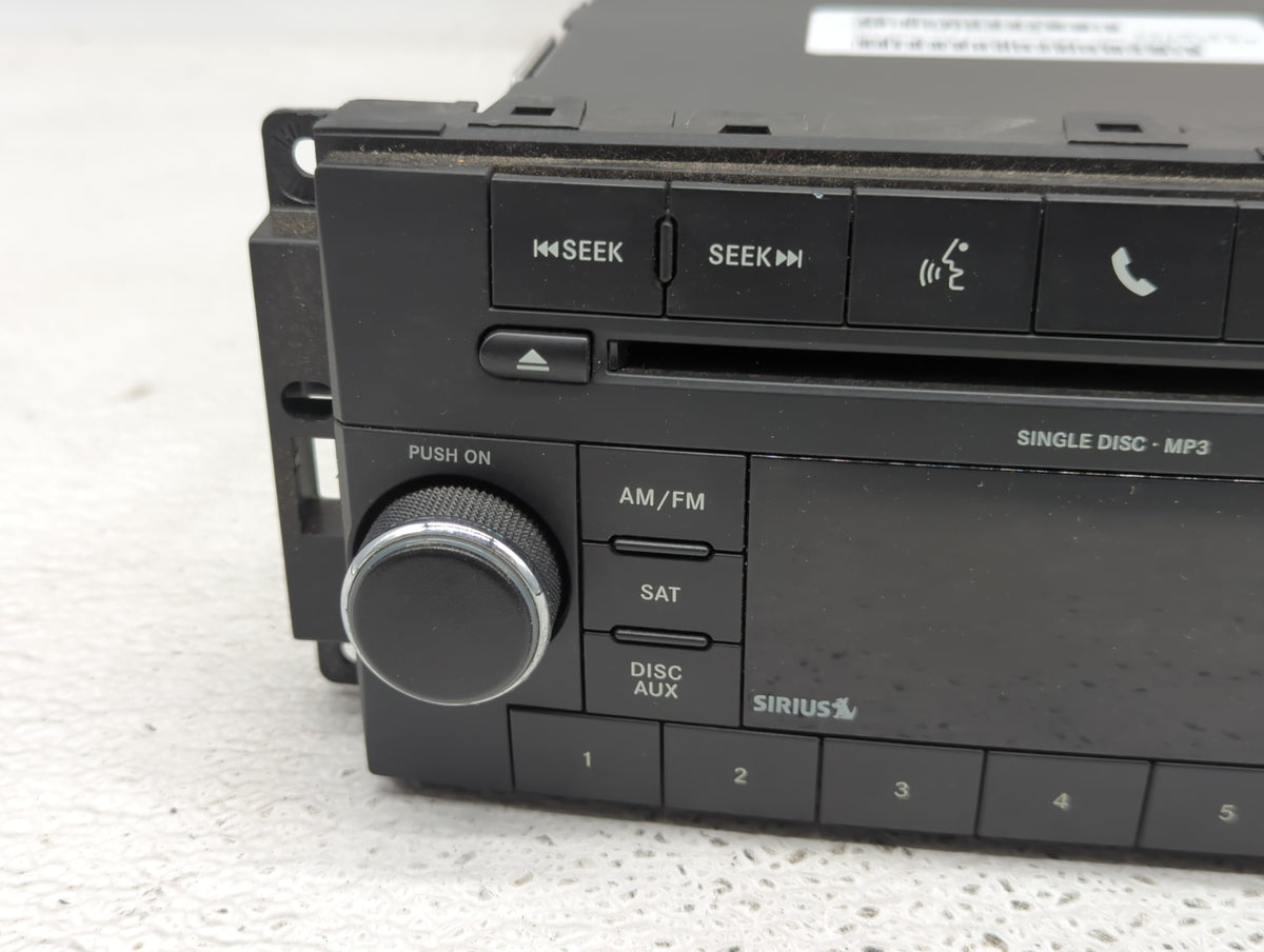 2009-2010 Dodge Ram 1500 Radio AM FM Cd Player Receiver Replacement P/N:05091117AC Fits 2008 2009 2010 2011 OEM Used Auto Pa