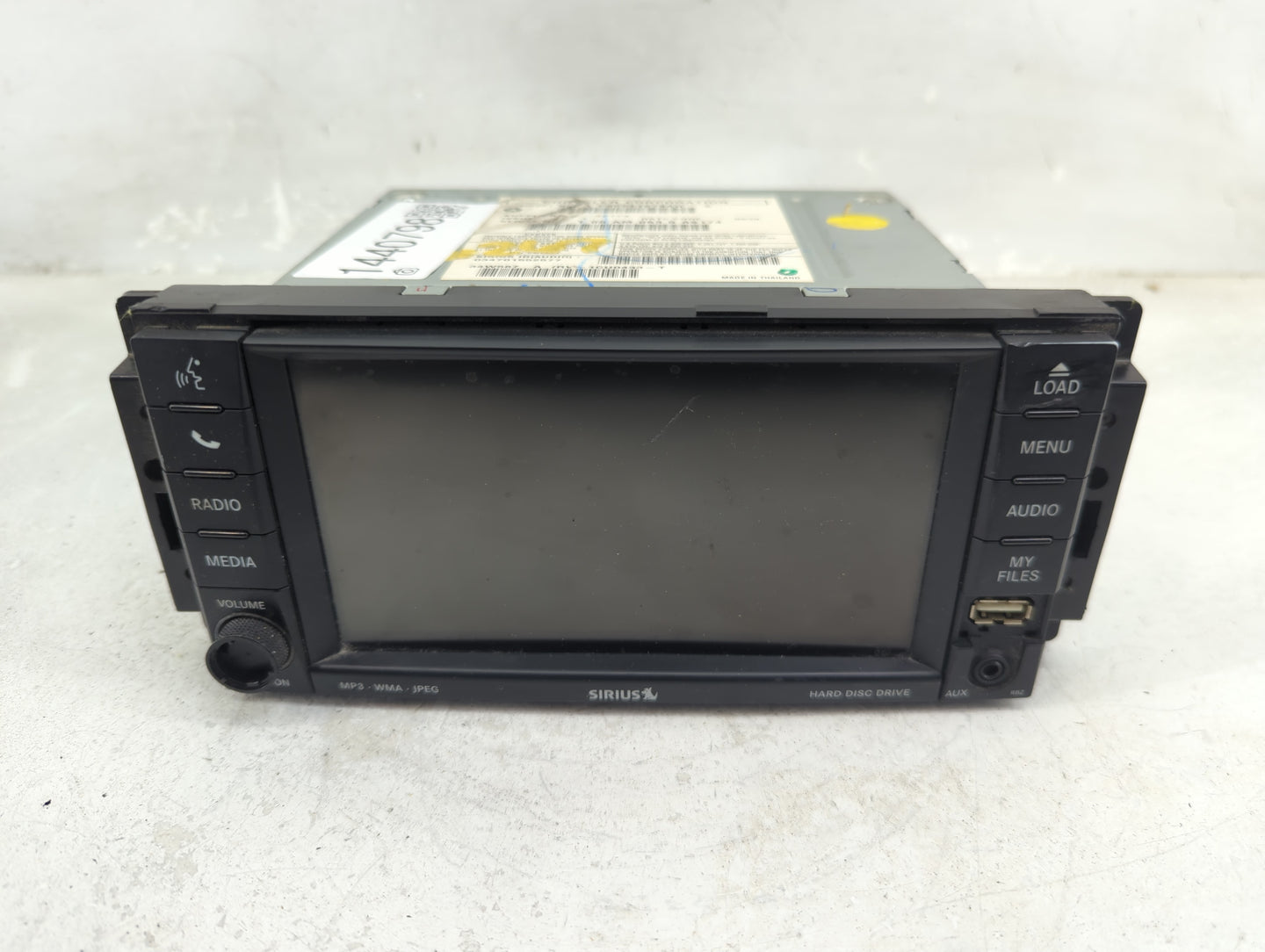 2009-2010 Dodge Ram 1500 Radio AM FM Cd Player Receiver Replacement P/N:P05064678AH Fits Fits 2008 2009 2010 2011 OEM Used A