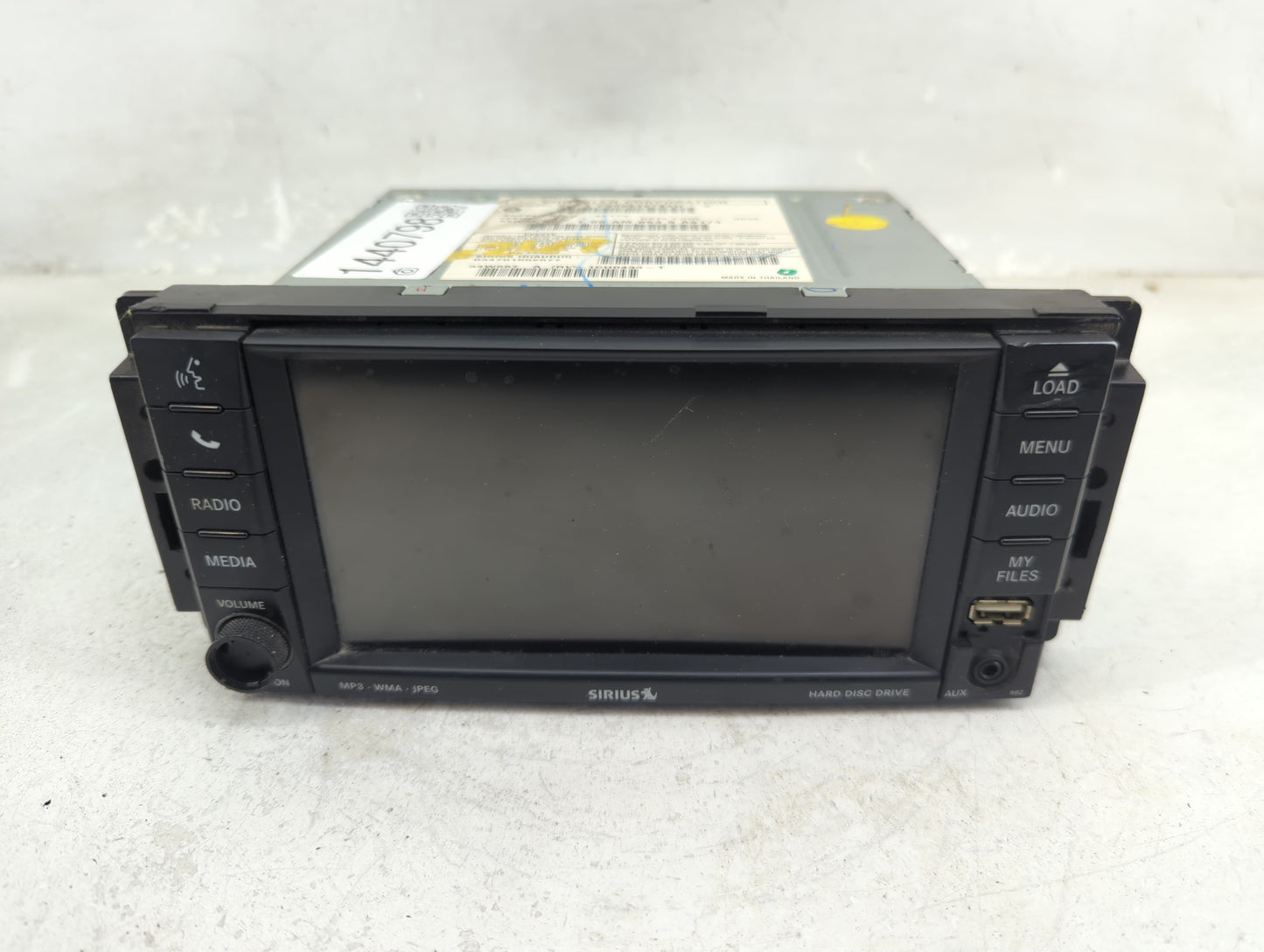 2009-2010 Dodge Ram 1500 Radio AM FM Cd Player Receiver Replacement P/N:P05064678AH Fits Fits 2008 2009 2010 2011 OEM Used A