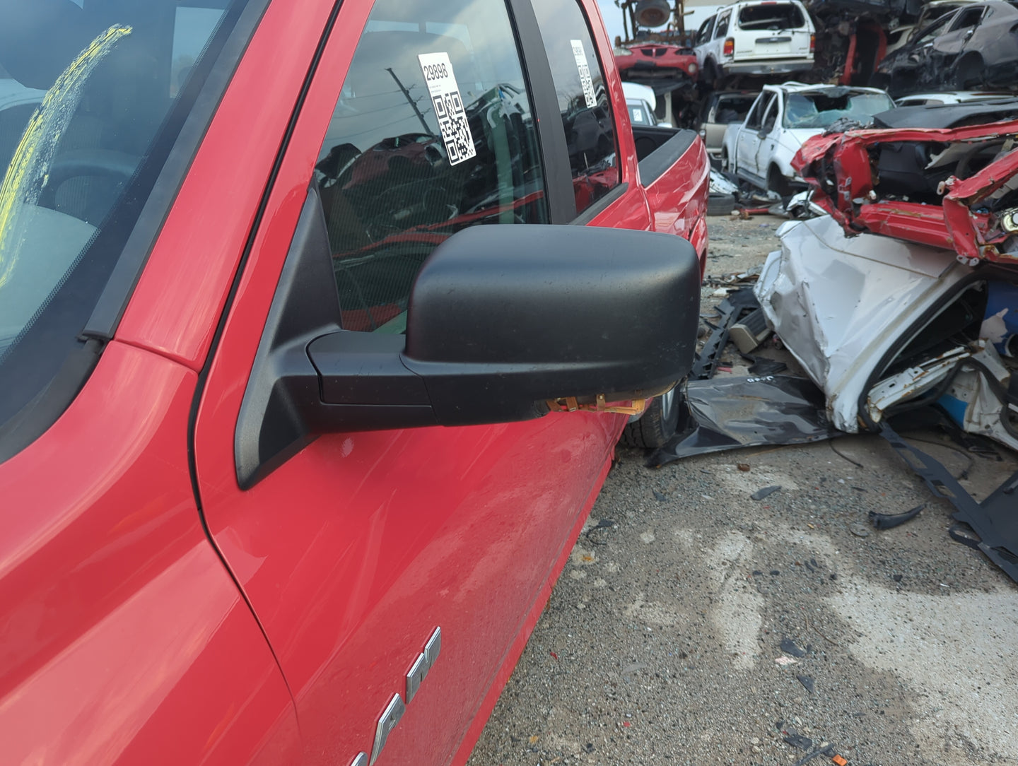 2009 Dodge Ram 1500 Driver Side View Mirror - Left Door Mirror OEM Used - Oemusedautoparts1.com