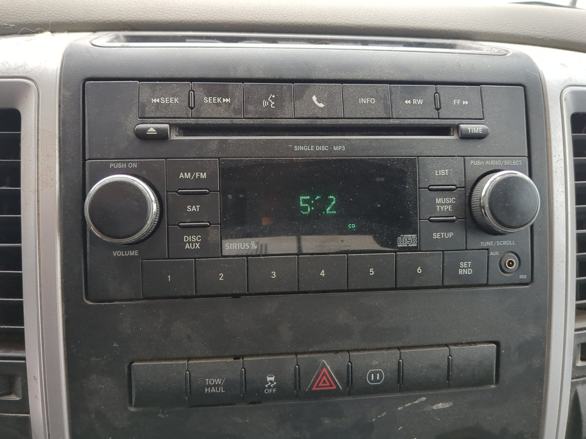 2009-2010 Dodge Ram 1500 Radio AM FM Cd Player Receiver Replacement Fits Fits 2008 2009 2010 2011 OEM Used Auto Parts - Oemu