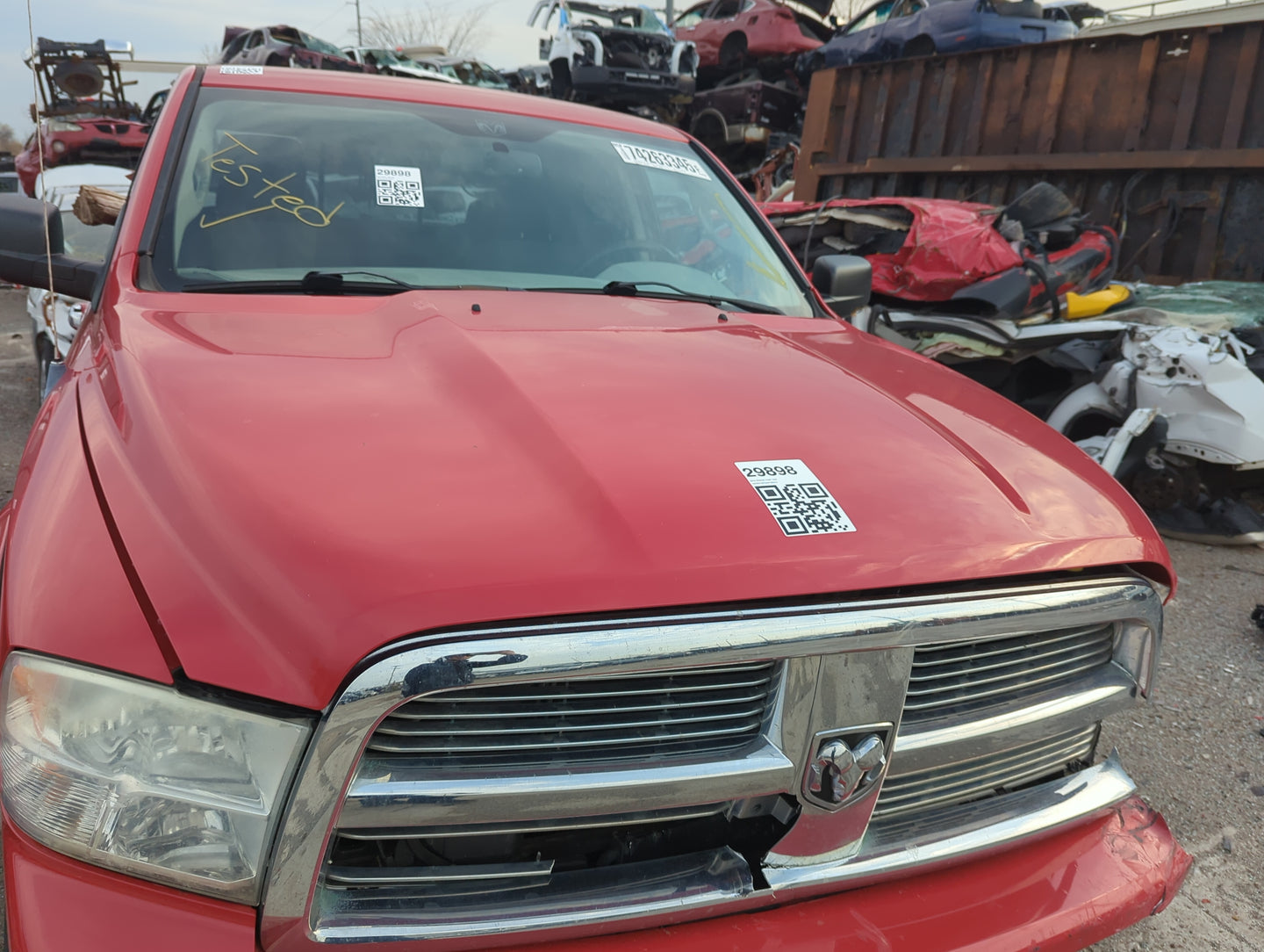 2009-2009 Dodge Ram 1500 Hood Oem - Oemusedautoparts1.com