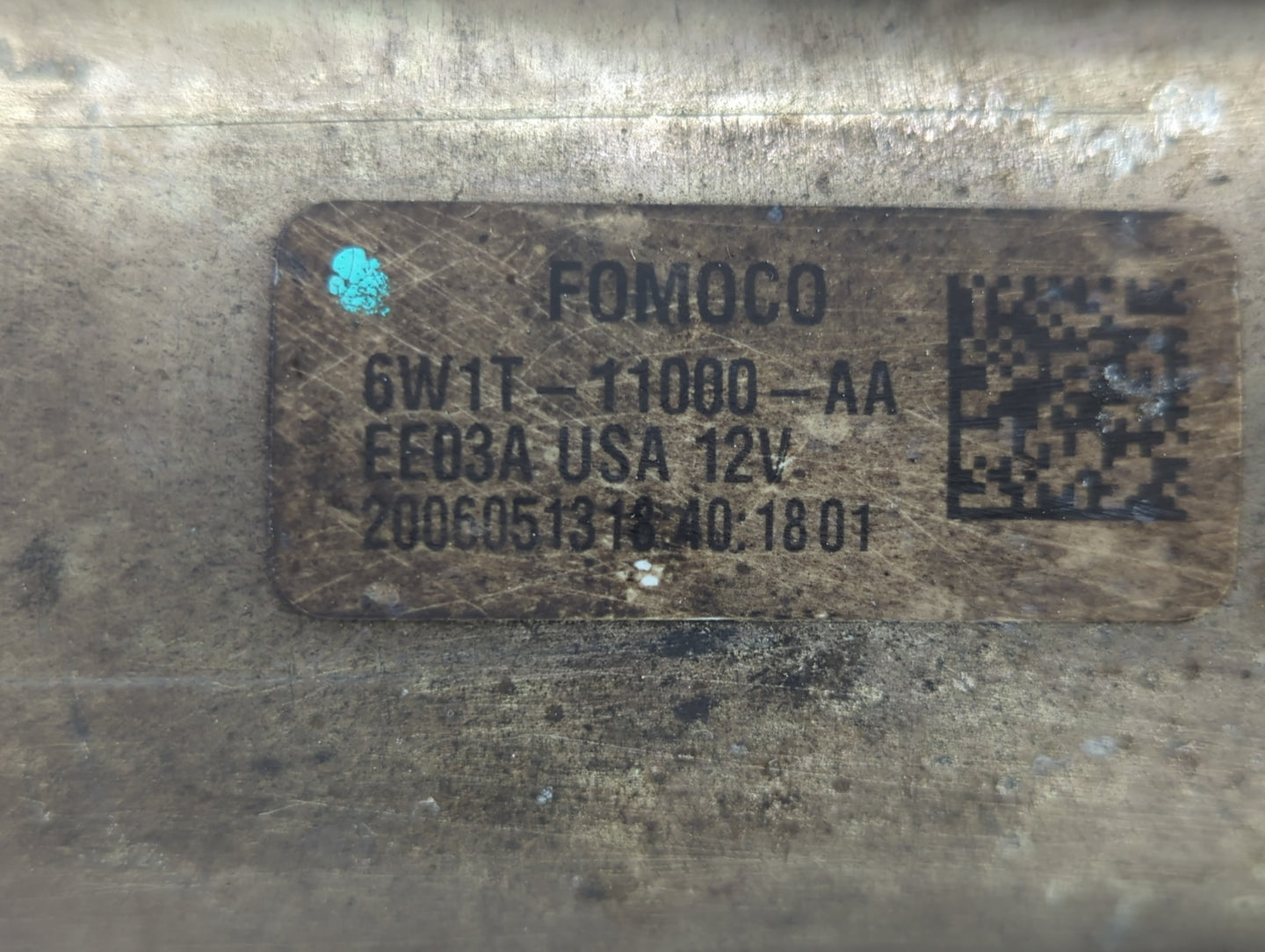 2009-2011 Ford Crown Victoria Car Starter Motor Solenoid OEM P/N:6W1T-11000-AA Fits OEM Used Auto Parts - Oemusedautoparts1.