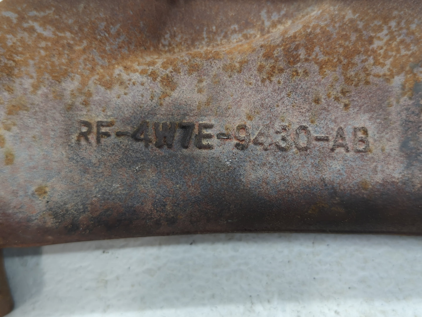 2003 Ford Crown Victoria Turbocharger Exhaust Manifold With Turbo Charger - Oemusedautoparts1.com