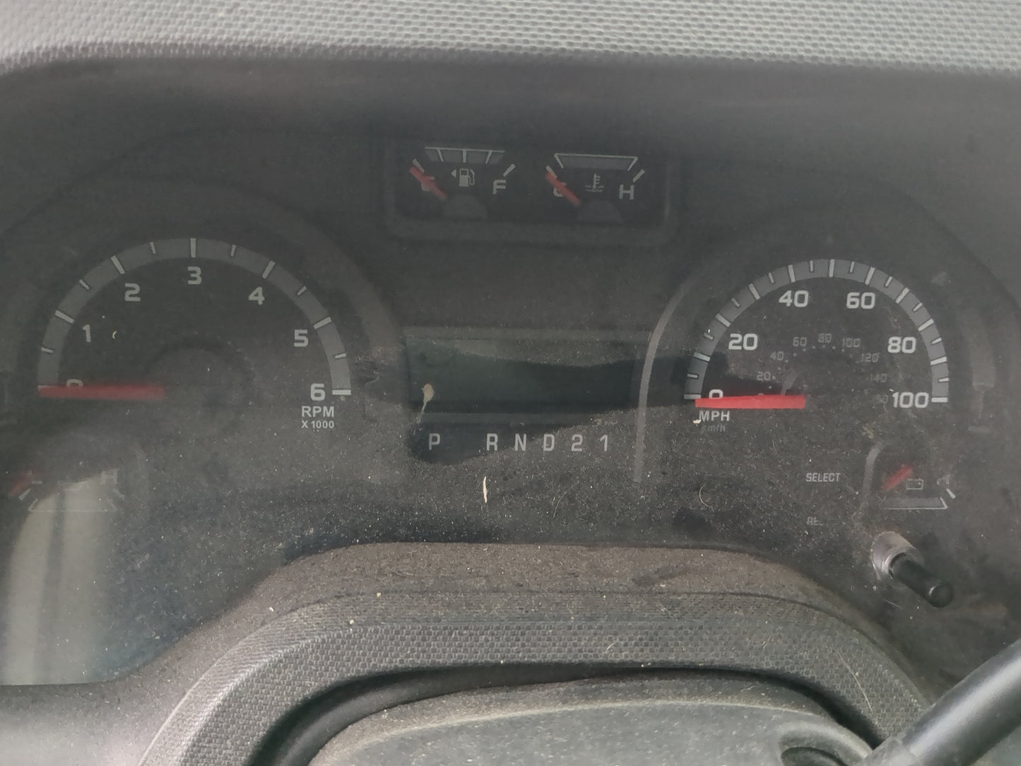2010 Ford E-150 Instrument Cluster Speedometer Gauges Miles:186K Fits OEM Used Auto Parts - Oemusedautoparts1.com