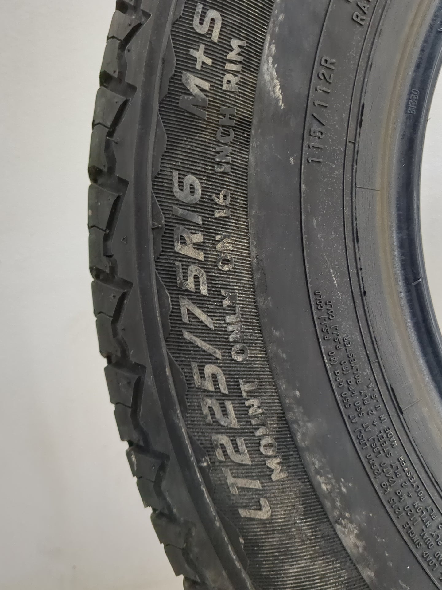 Used Tire LT225/75R16 MASTERCRAFT COURSER LTR 115R - Tread Depth 7/32 - Oemusedautoparts1.com