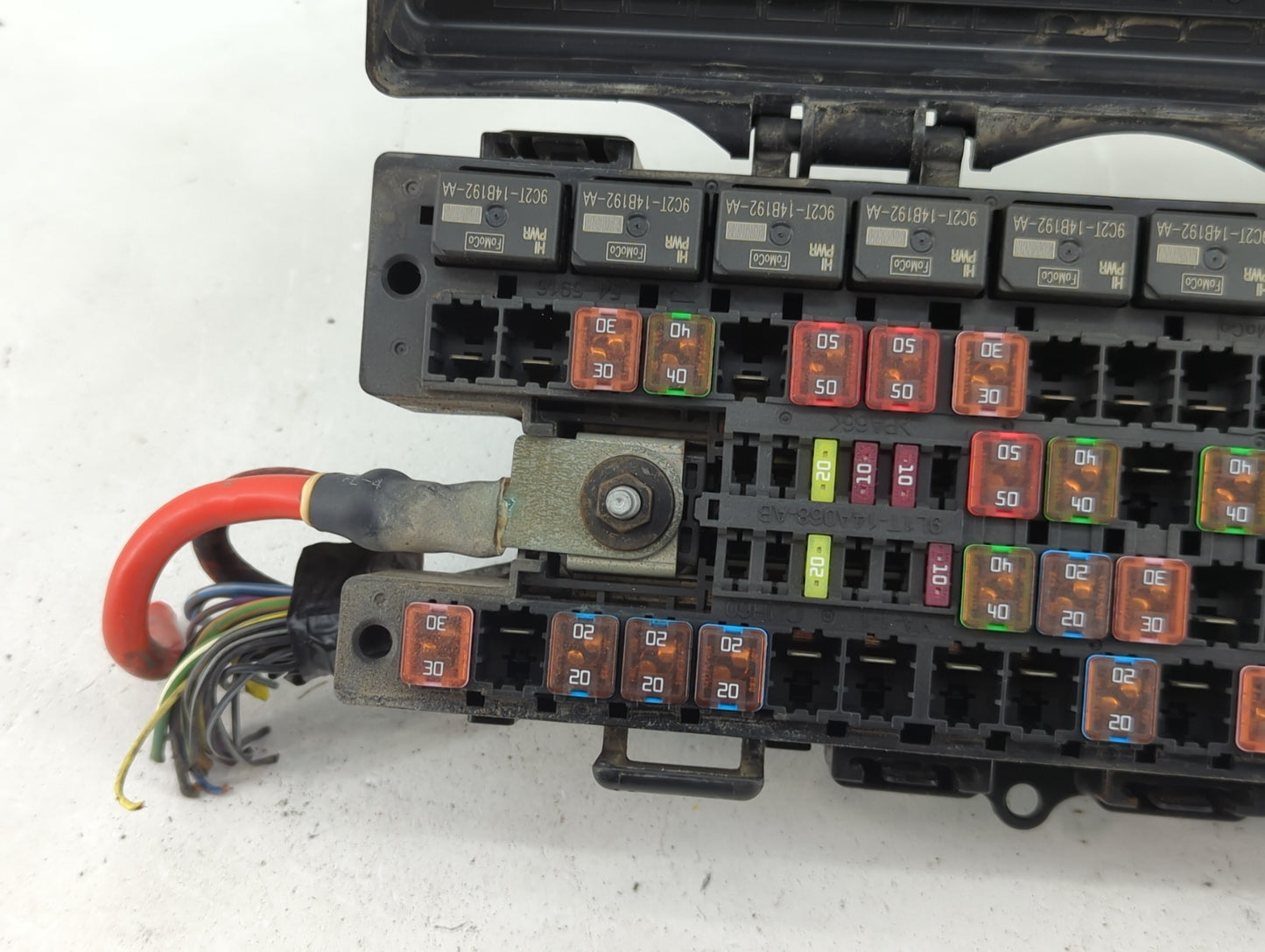 2009-2014 Ford E-250 Fusebox Fuse Box Panel Relay Module P/N:9L1T-14A003-AA Fits OEM Used Auto Parts - Oemusedautoparts1.com