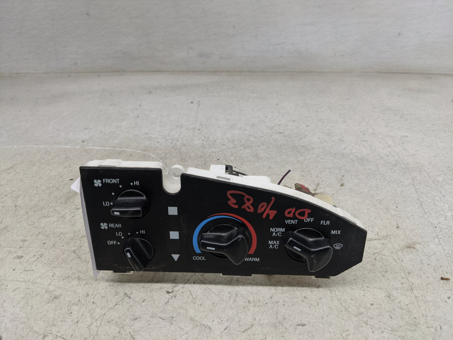 2010 Ford E350 Climate Control Module Temperature AC/Heater Replacement Fits OEM Used Auto Parts - Oemusedautoparts1.com